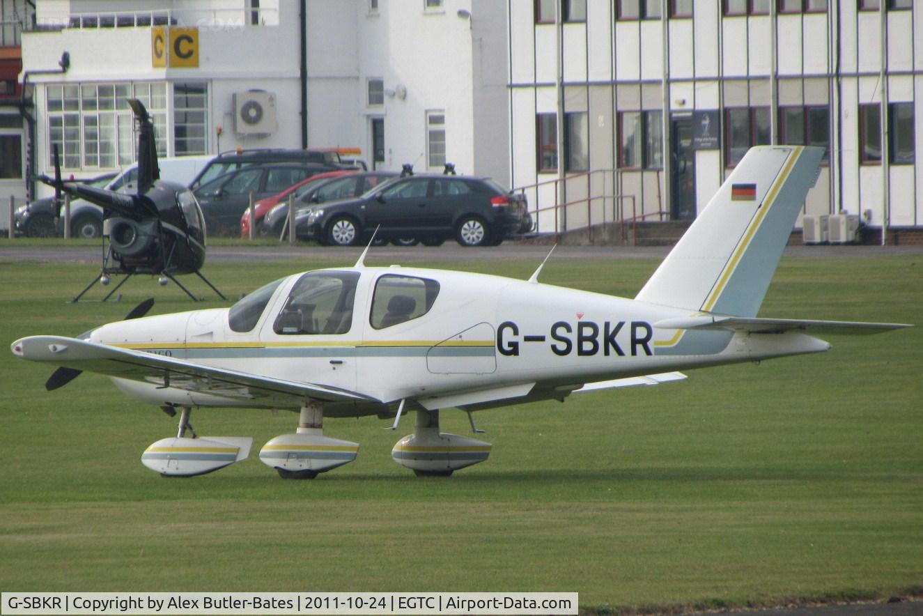 G-SBKR, 1990 Socata TB-10 Tobago C/N 1077, Parked on the grass