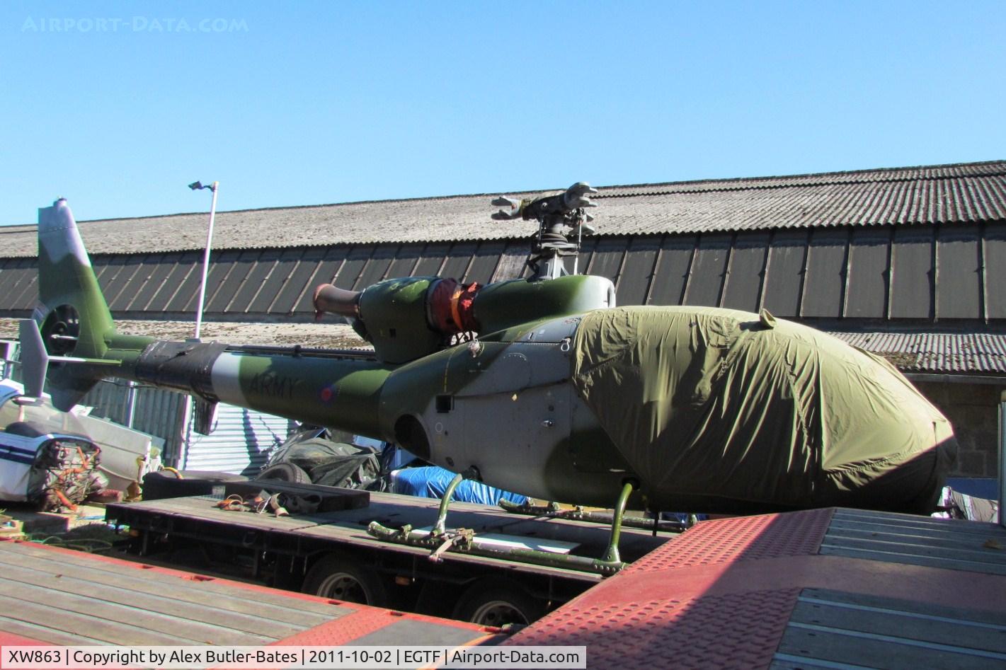 XW863, 1973 Westland SA-341C Gazelle HT2 C/N WA1114, 