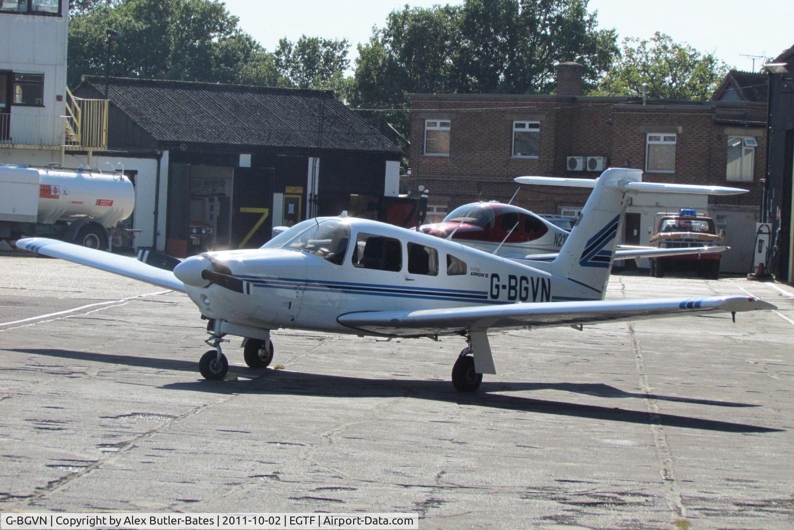 G-BGVN, 1979 Piper PA-28RT-201 Arrow IV Arrow IV C/N 28R-7918168, Parked on the apron