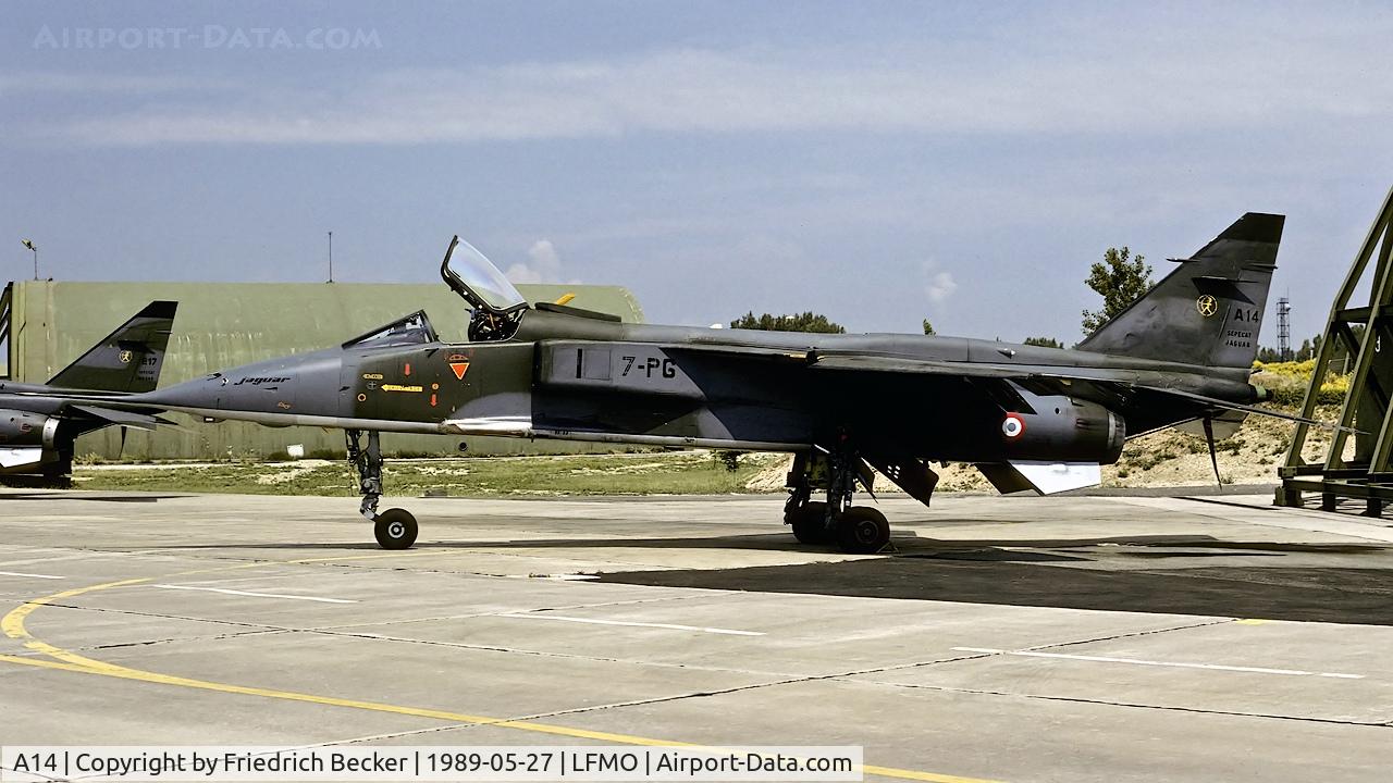 A14, Sepecat Jaguar A C/N A14, static display