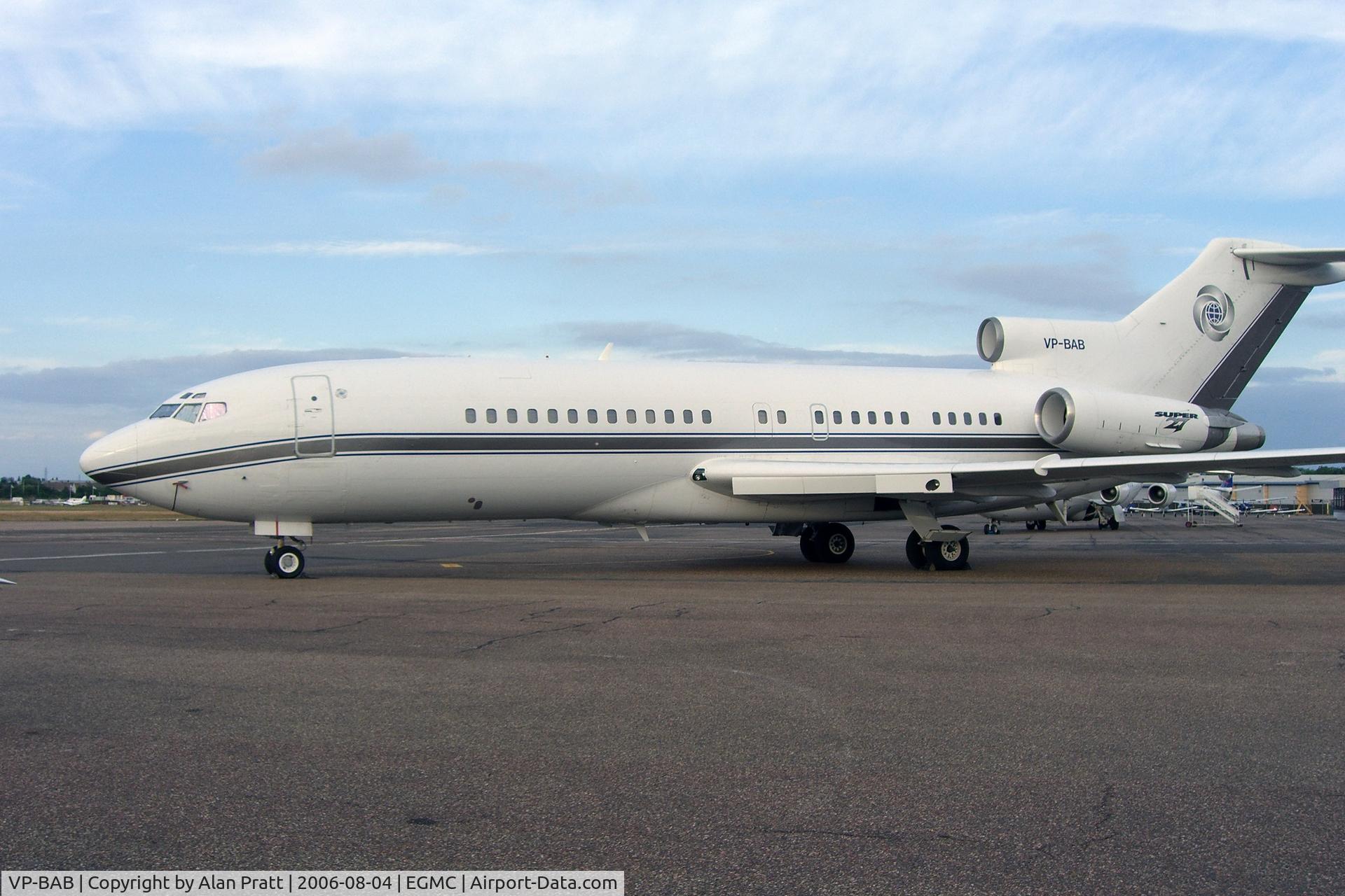 VP-BAB, 1966 Boeing 727-76 C/N 19254, In for routine maintenance. Parked on main apron.