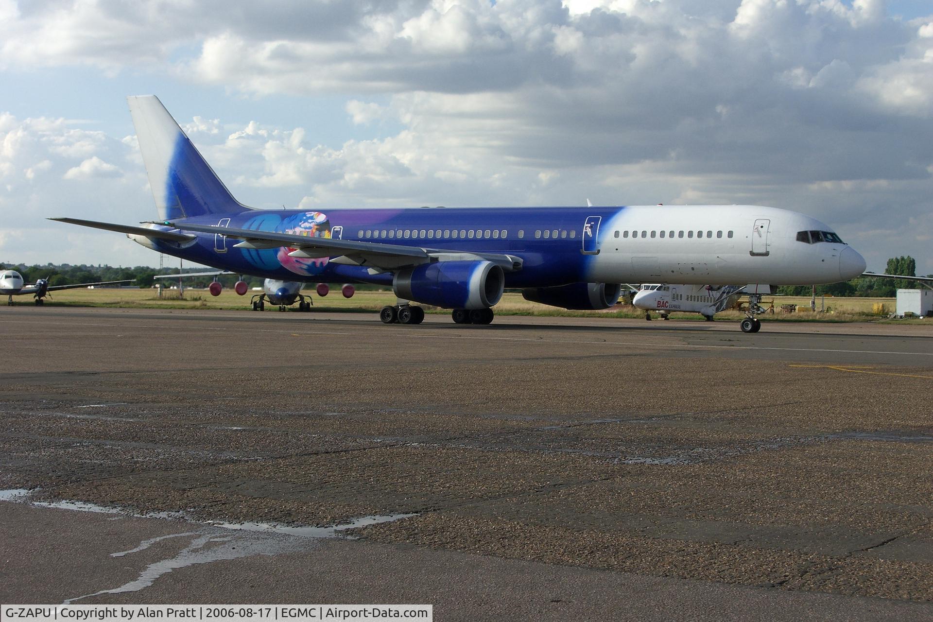 G-ZAPU, 1992 Boeing 757-2Y0/F C/N 26151, Departing after routine maintenance at ATC Lasham Ltd.