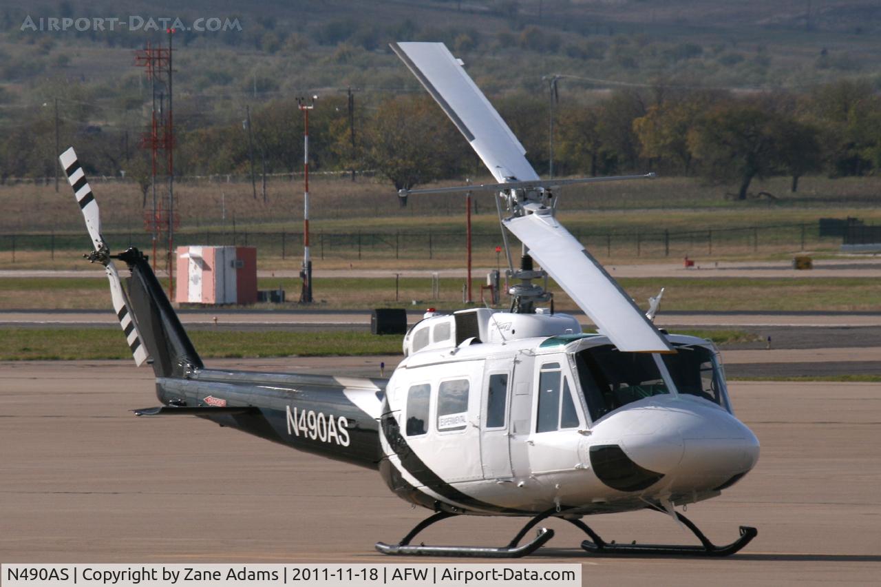 N490AS, 1964 Bell UH-1H C/N 6413686/4393, At Alliance Airport - Fort Worth, TX