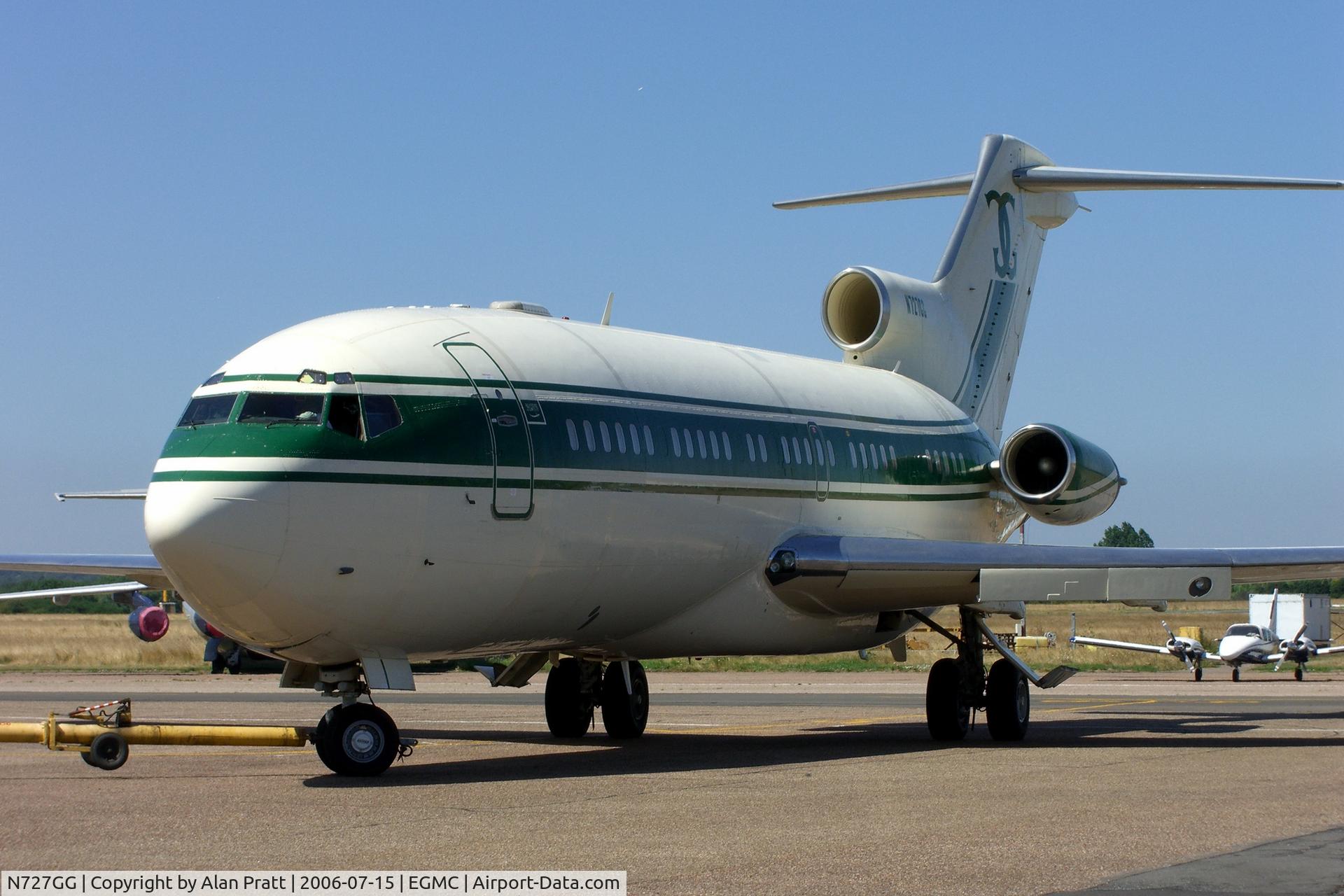 N727GG, 1966 Boeing 727-95 C/N 19252, Aircraft being positioned on apron for coming departure after routine maintenance.