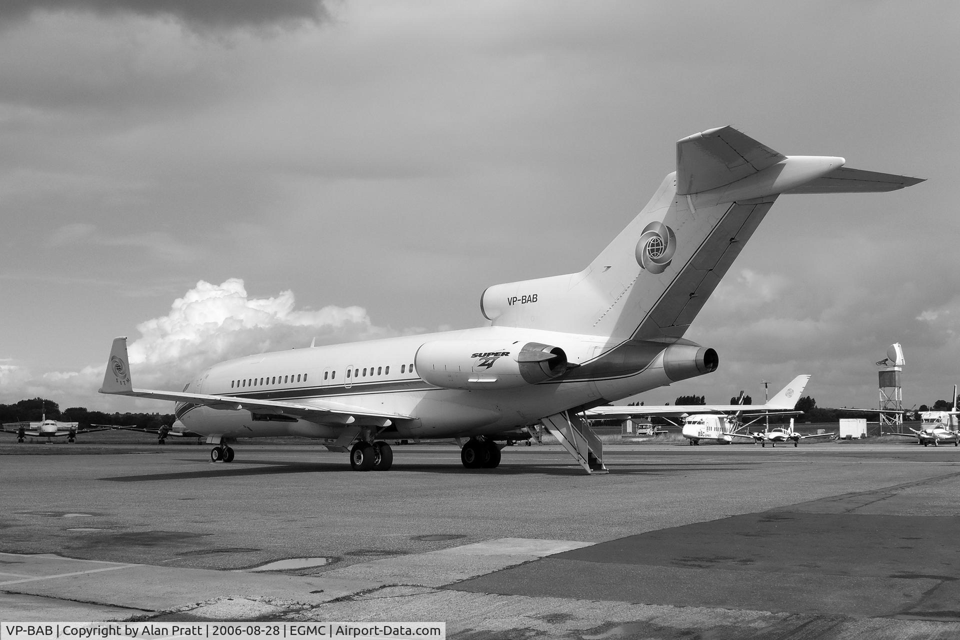 VP-BAB, 1966 Boeing 727-76 C/N 19254, On main apron regular visit for maintenance.
