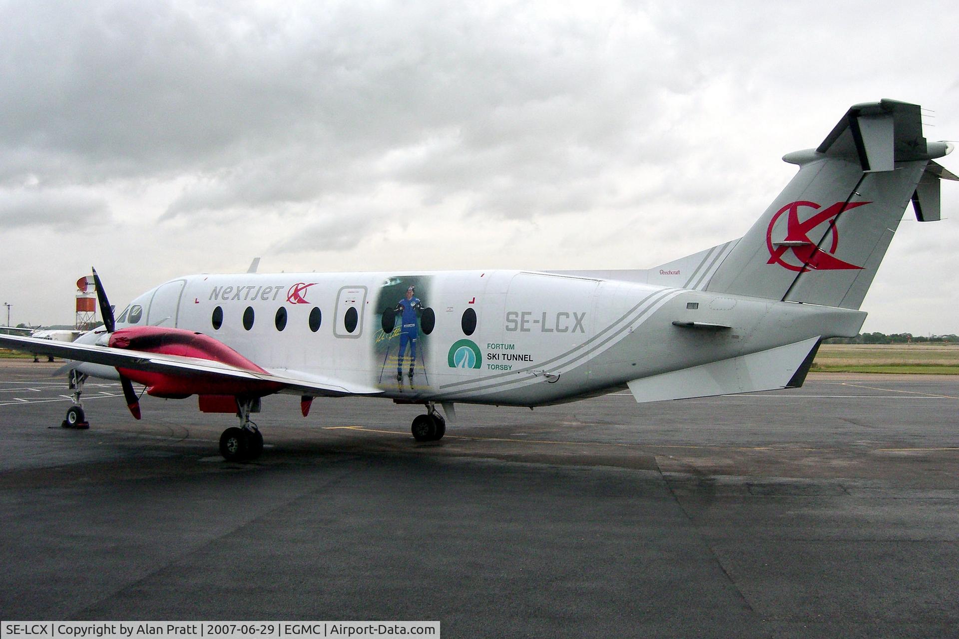 SE-LCX, 1997 Raytheon Aircraft Company 1900D C/N UE-274, On apron for ski charter flight.