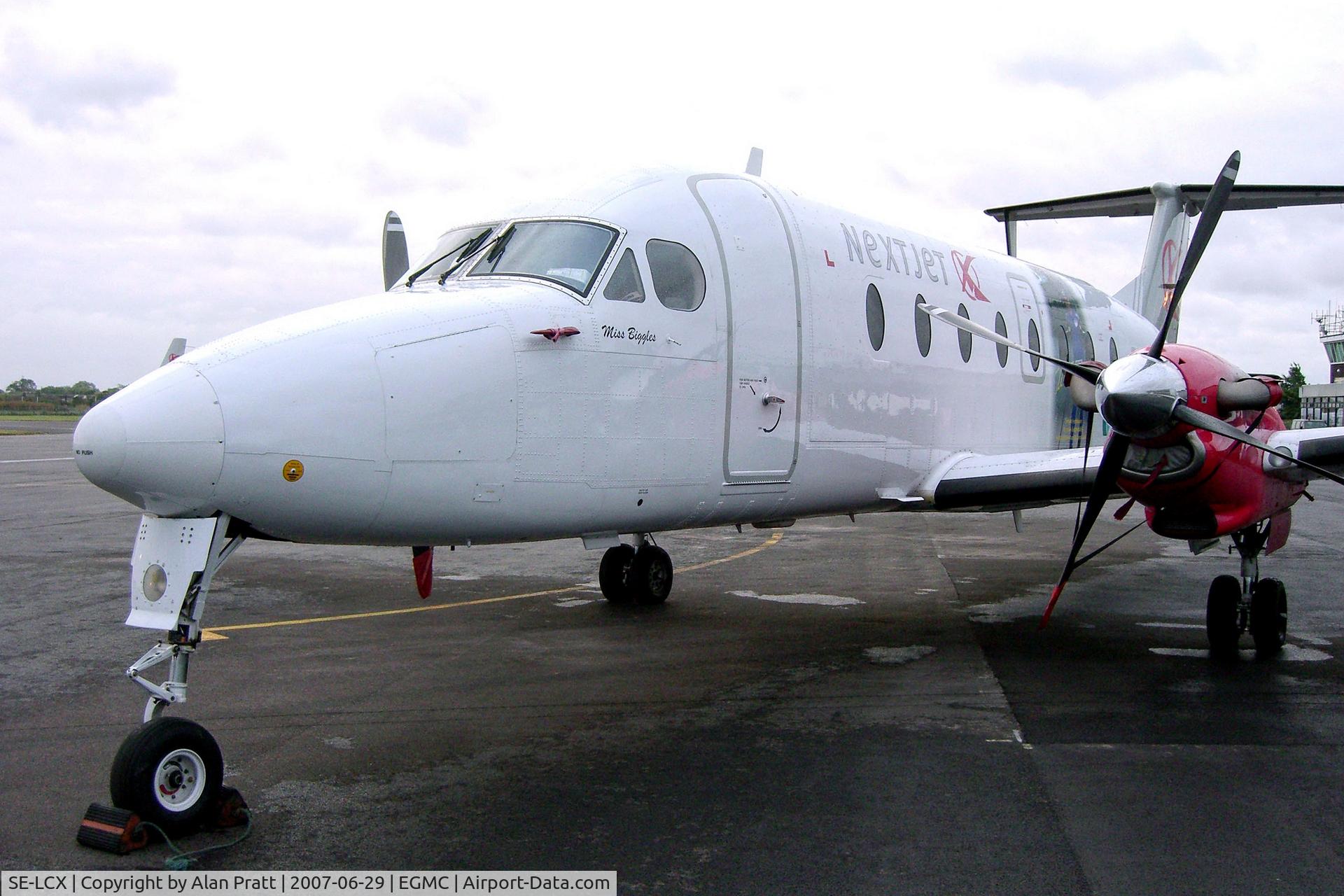 SE-LCX, 1997 Raytheon Aircraft Company 1900D C/N UE-274, On apron for ski charter flight.