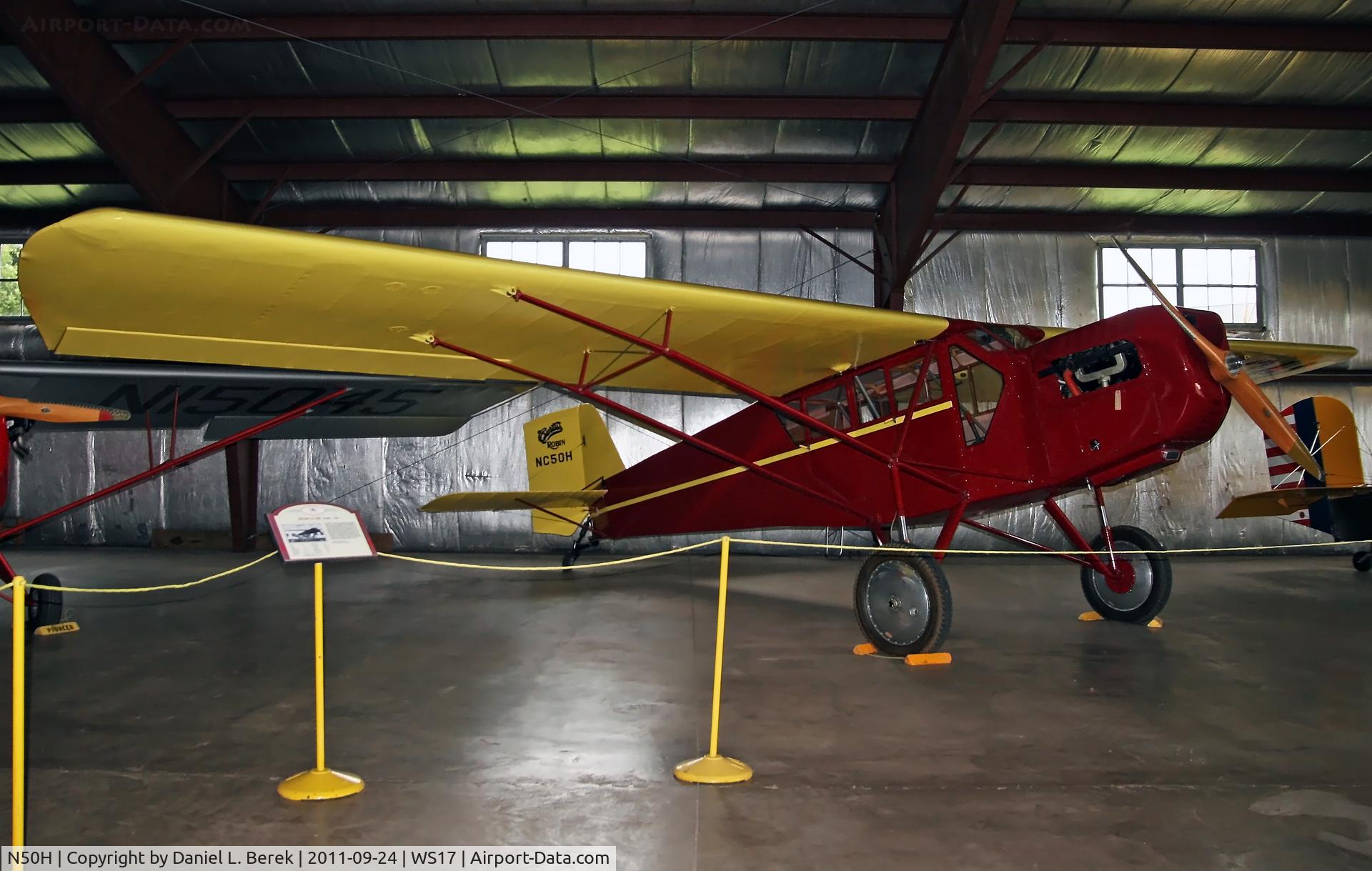 N50H, 1929 Curtiss-Wright Robin C/N 403, This 1929 Curtiss Robin has been restored, making it as good as new.