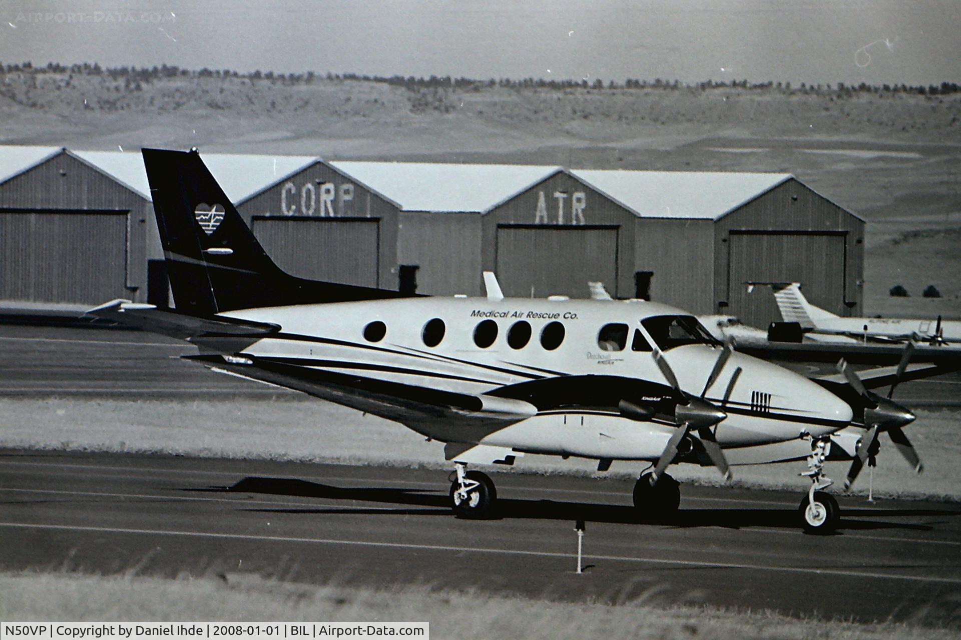 N50VP, 1988 Beech C90A King Air C/N LJ-1185, Beech C90 @ BIL