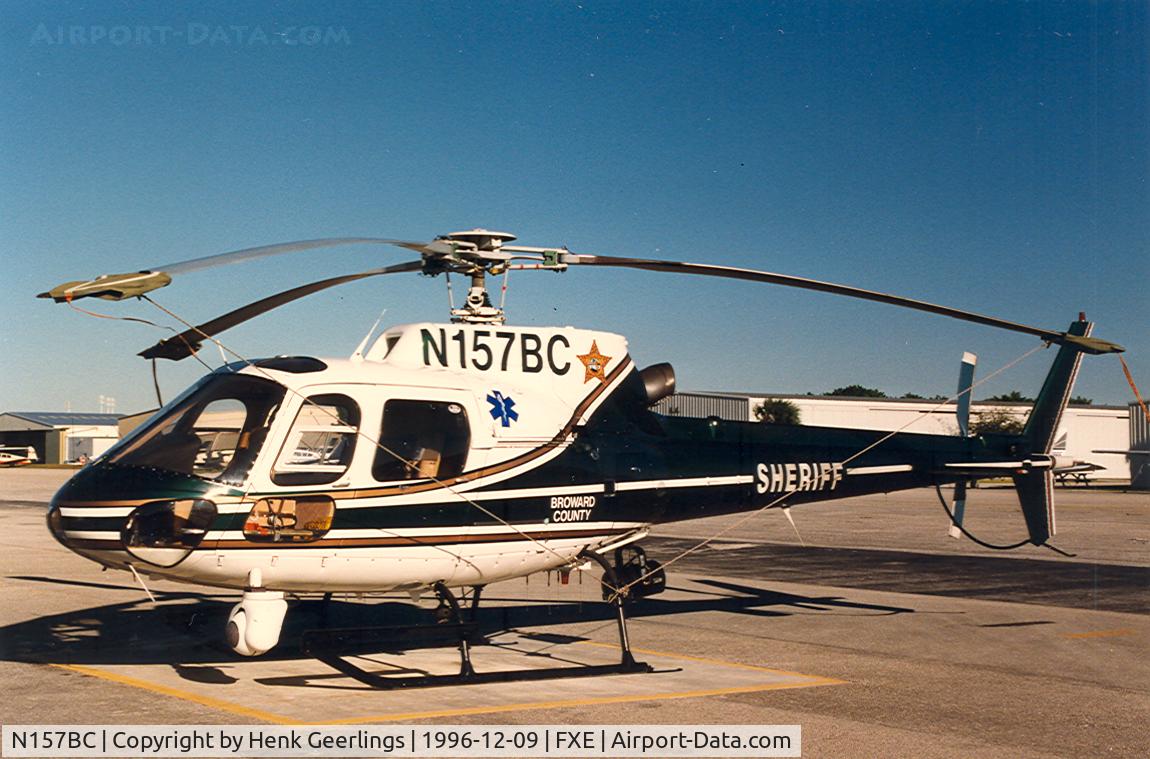 N157BC, 1990 Aerospatiale AS-350B-2 Ecureuil C/N 2418, Broward County Sheriff