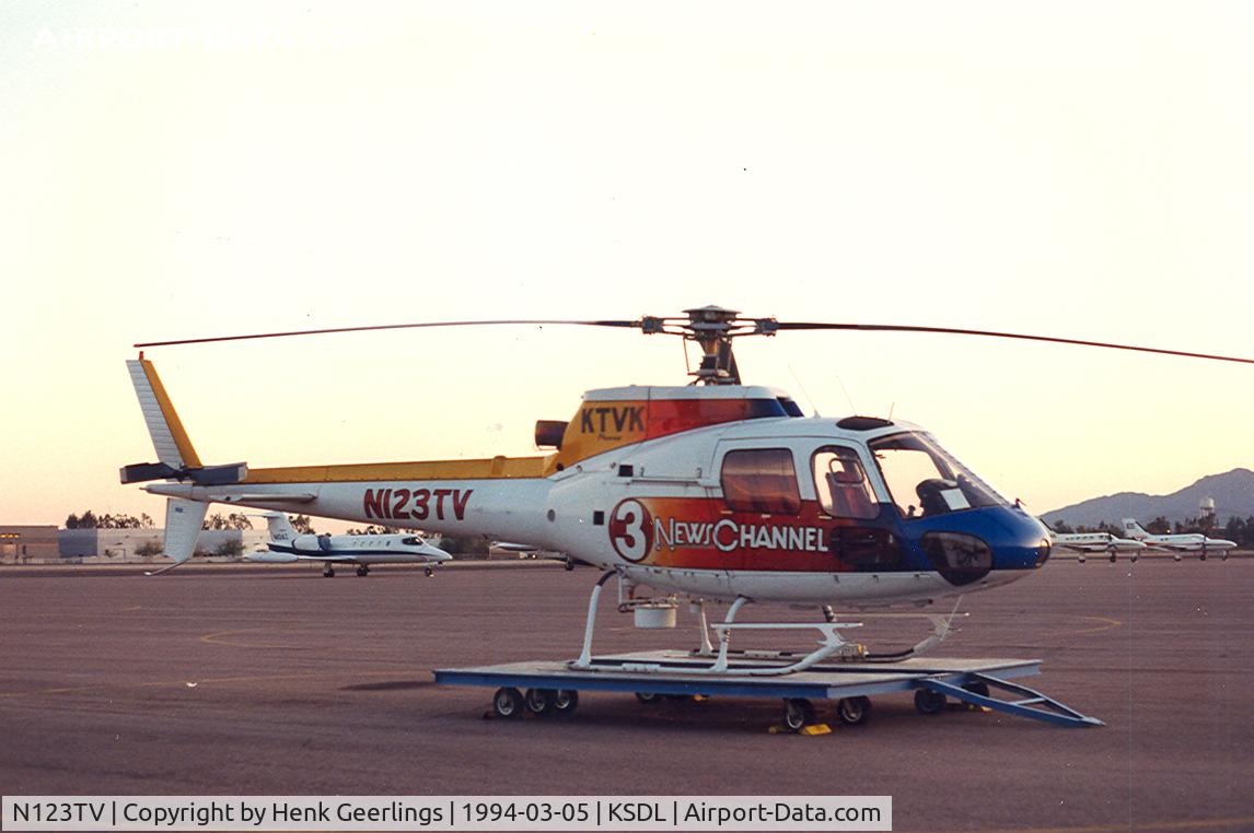N123TV, Aerospatiale AS-350C AStar C/N 0000, KTVK Phoenix