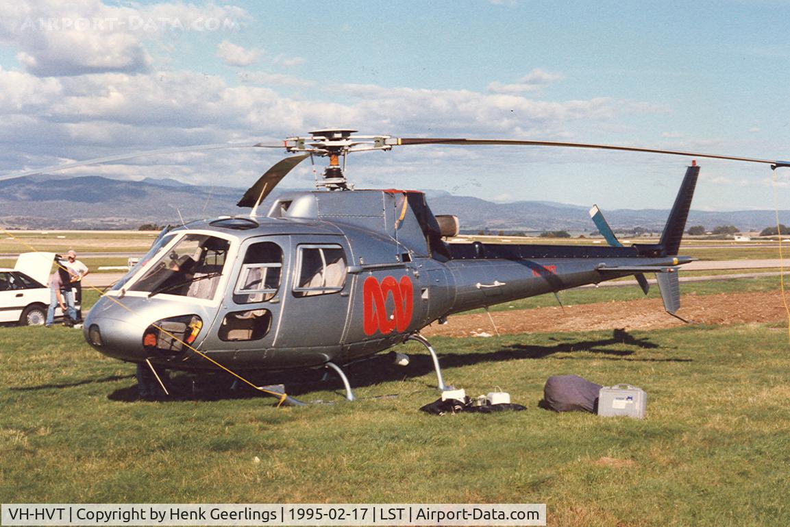 VH-HVT, 1983 Eurocopter AS-350BA Ecureuil C/N 1633, ABC News Melbourne