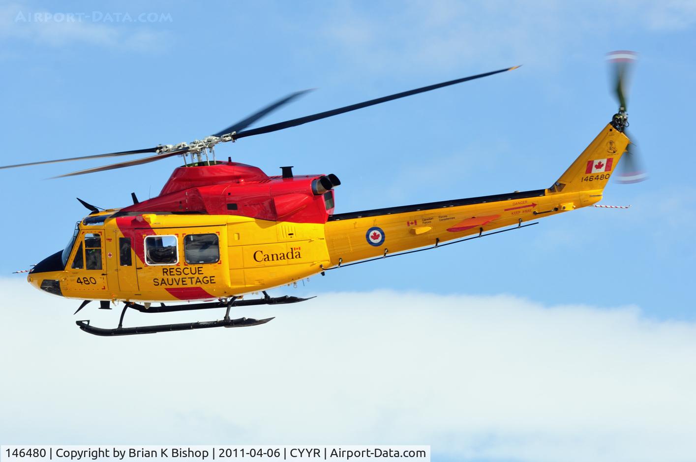146480, Bell CH-146 Griffon C/N 46480, 444sqn Goose Bay