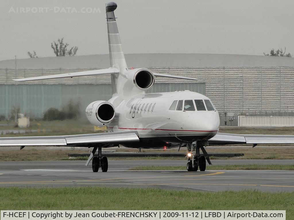F-HCEF, 2001 Dassault Falcon 50EX C/N 306, parking Kilo