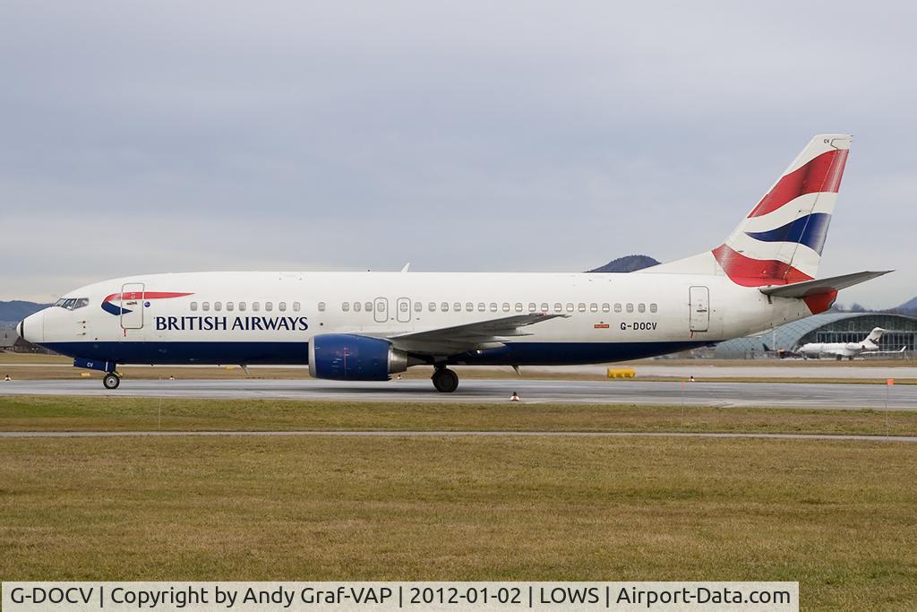 G-DOCV, 1992 Boeing 737-436 C/N 25855, British Airways 737-400