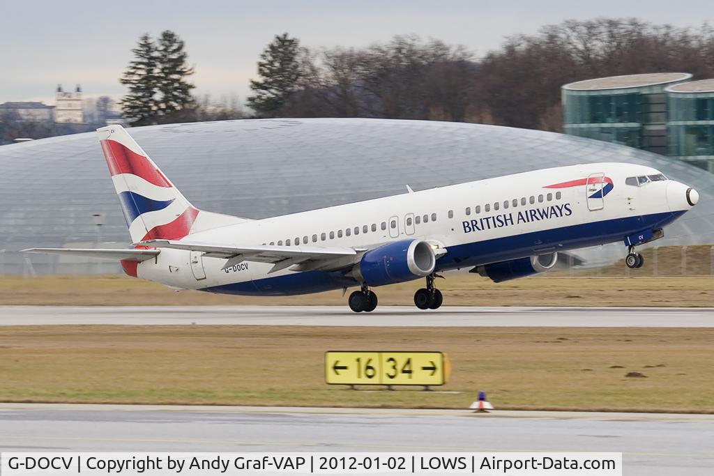 G-DOCV, 1992 Boeing 737-436 C/N 25855, British Airways 737-400