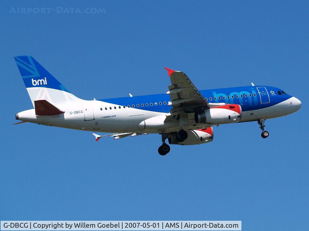 G-DBCG, 2005 Airbus A319-131 C/N 2694, Take off from runway L36 of Amsterdam Airport