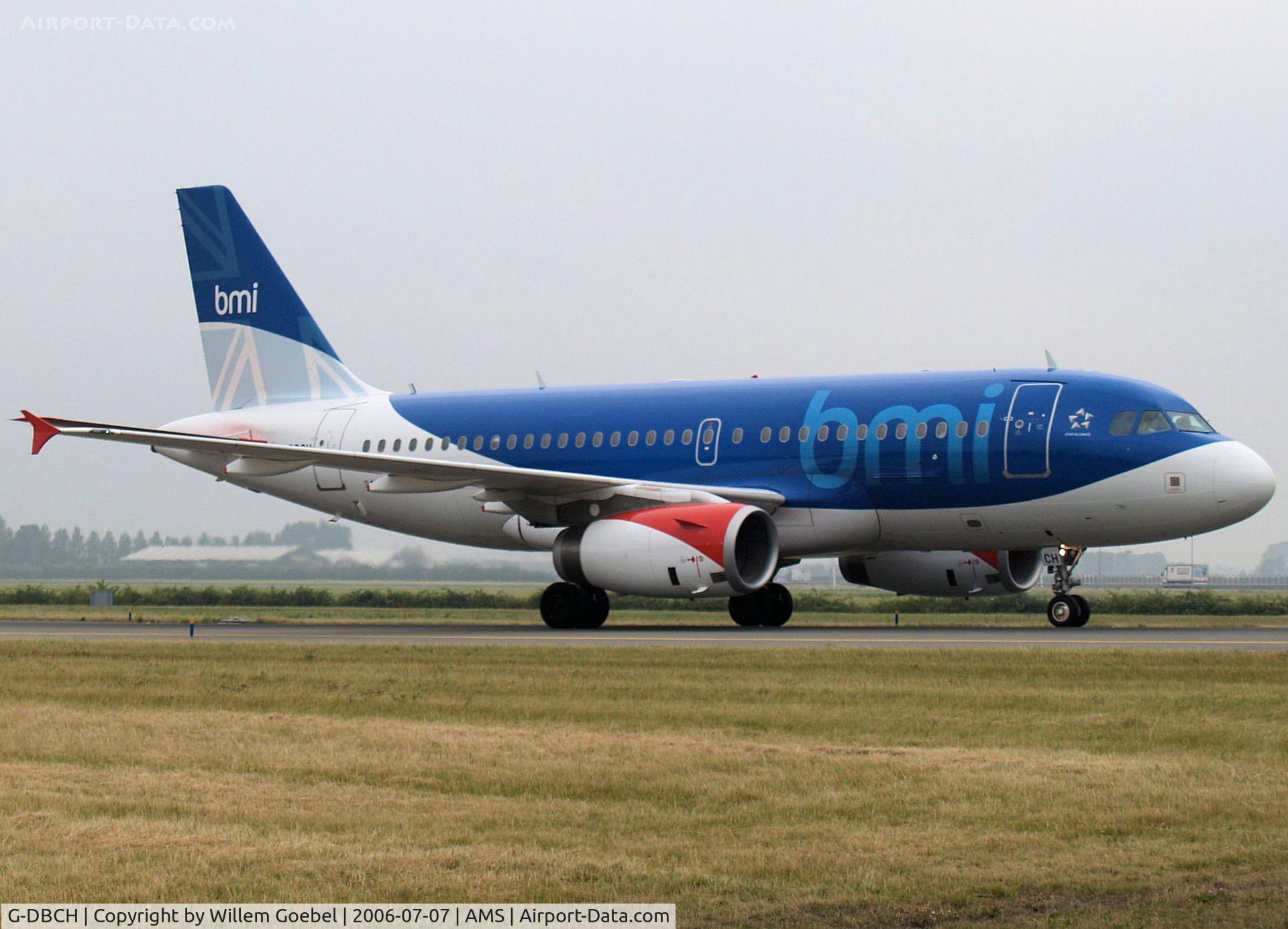 G-DBCH, 2006 Airbus A319-131 C/N 2697, Taxi to the gate of Amsterdam Airport