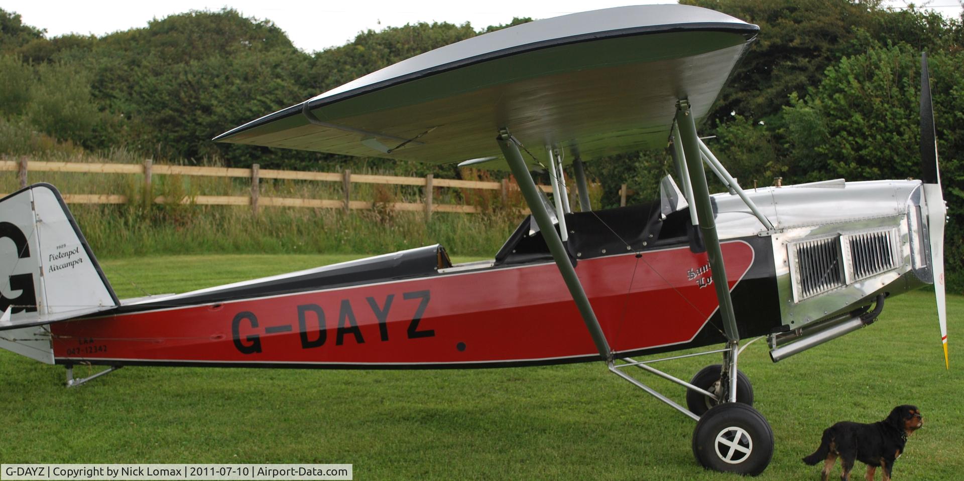 G-DAYZ, 2001 Pietenpol Air Camper C/N PFA 047-12342, Subaru EA81 with 2.36:1 Amax belt reduction drive