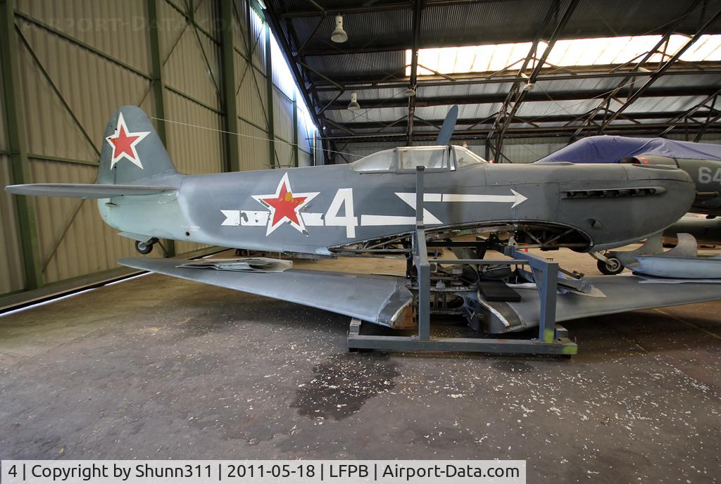 4, 1943 Yakovlev Yak-3 C/N 2530, Now stored at Dugny...