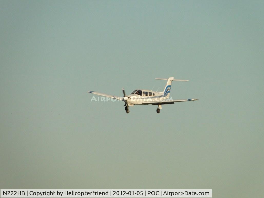 N222HB, 1979 Piper PA-28RT-201 Arrow IV C/N 28R-7918254, On a high final for runway 26L