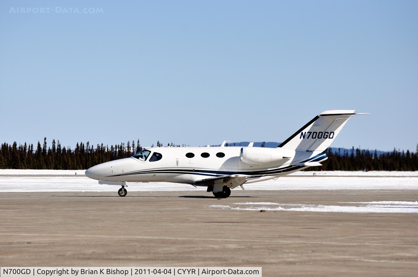 N700GD, 2009 Cessna 510 Citation Mustang C/N 510-0244, Irving ramp