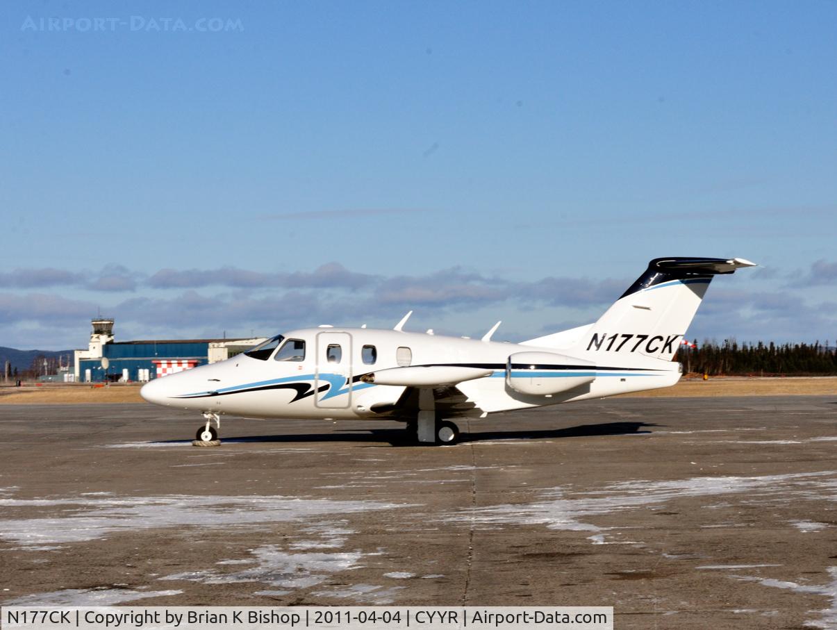 N177CK, 2008 Eclipse Aviation Corp EA500 C/N 000182, Woodwards ramp