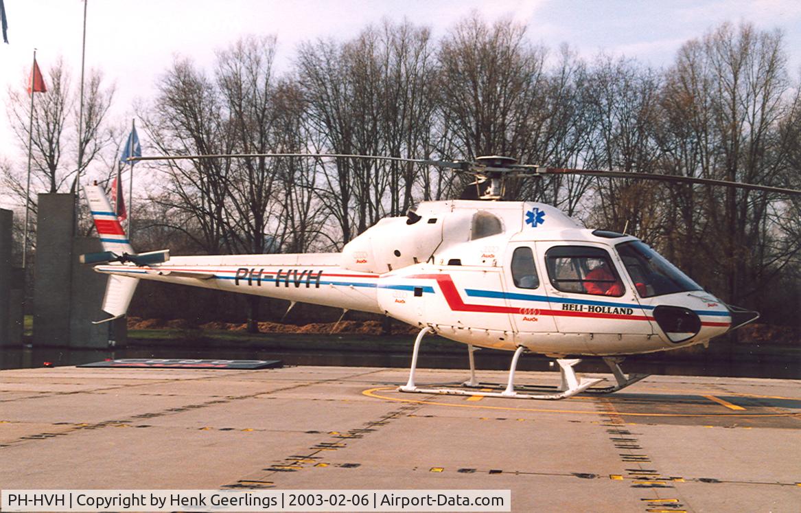 PH-HVH, Aerospatiale AS-355F-1 Ecureuil 2 C/N 5215, Amsterdam - Rai Heliport (Temporary)