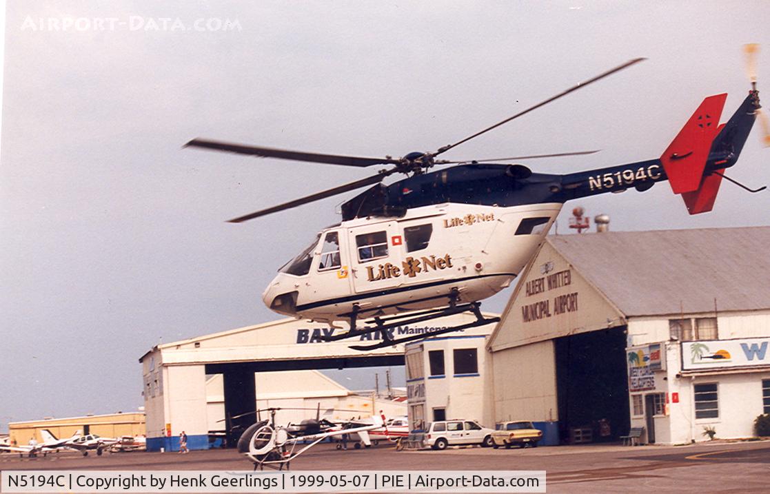 N5194C, 1989 Eurocopter-Kawasaki BK-117B-1 C/N 7169, Life Net