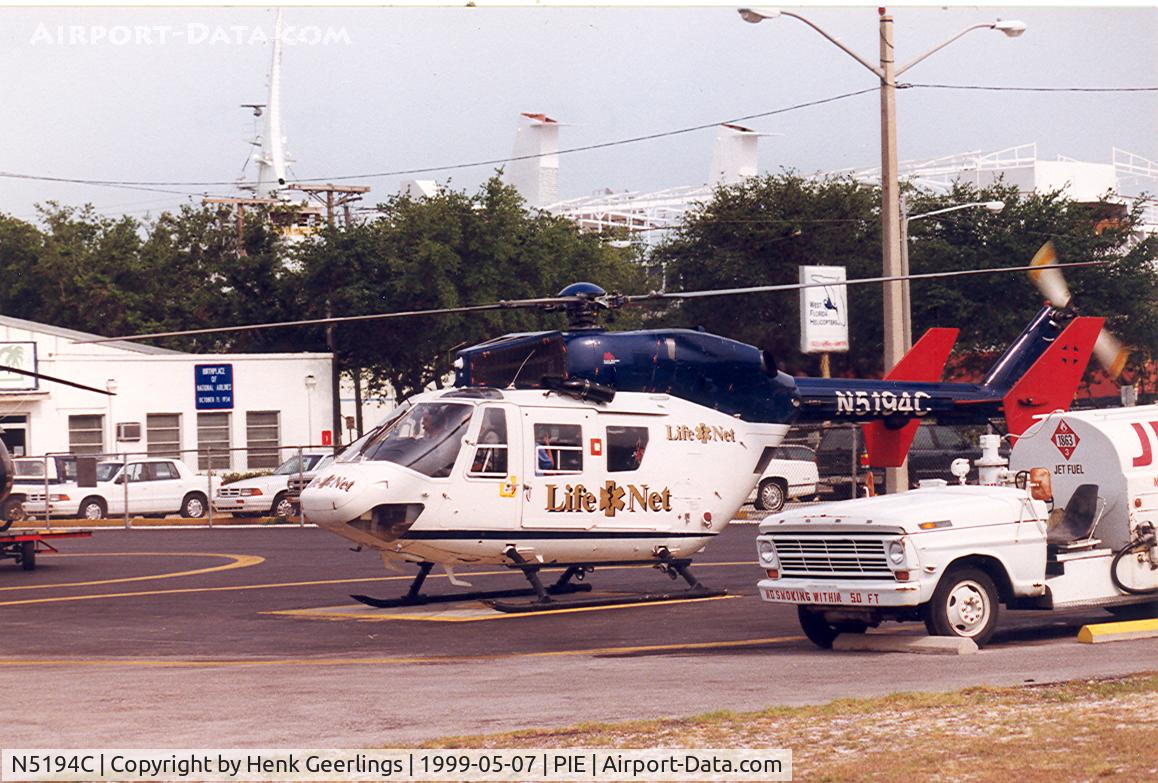 N5194C, 1989 Eurocopter-Kawasaki BK-117B-1 C/N 7169, Life Net