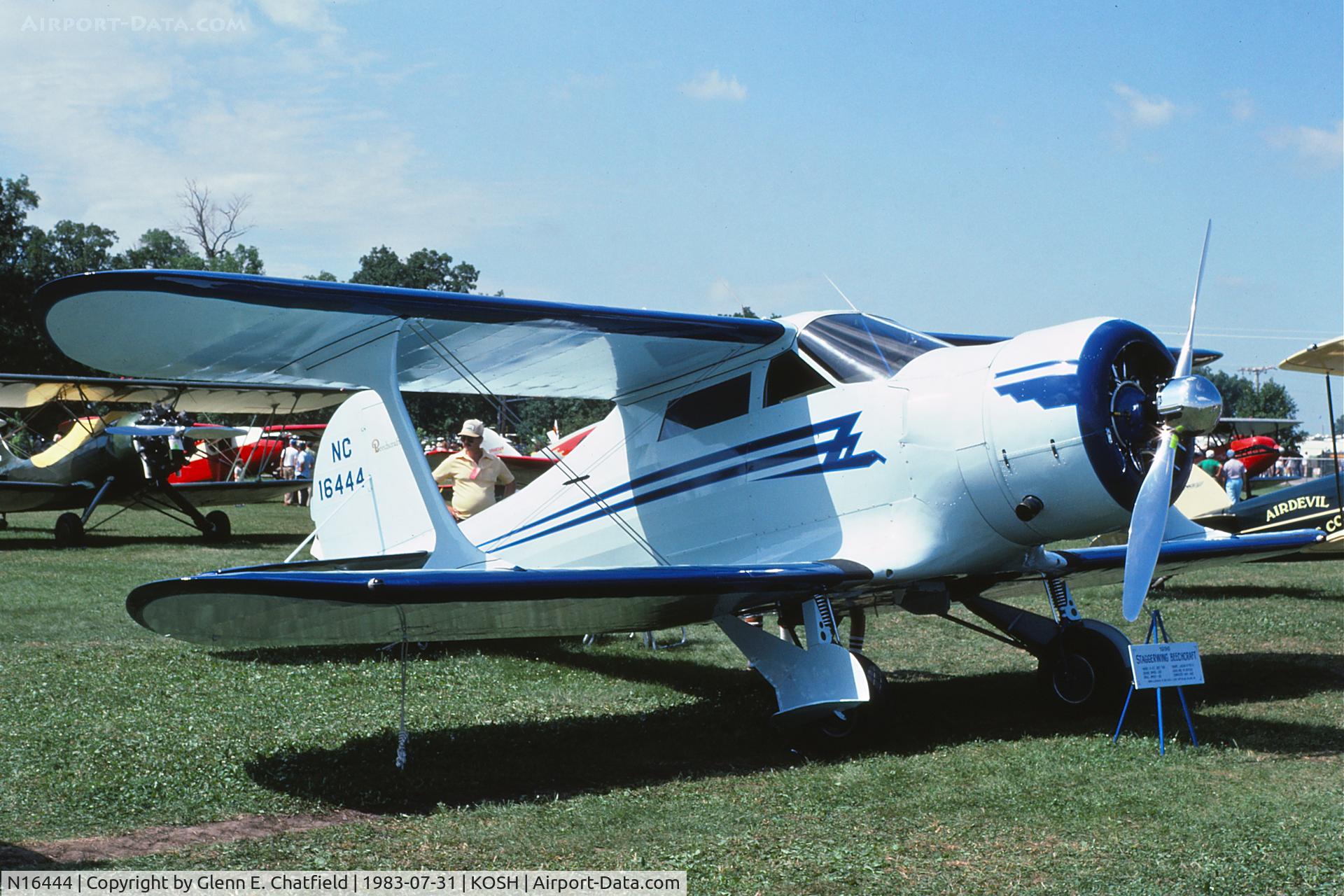 N16444, 1936 Beech C17L C/N 103, At the EAA Convention