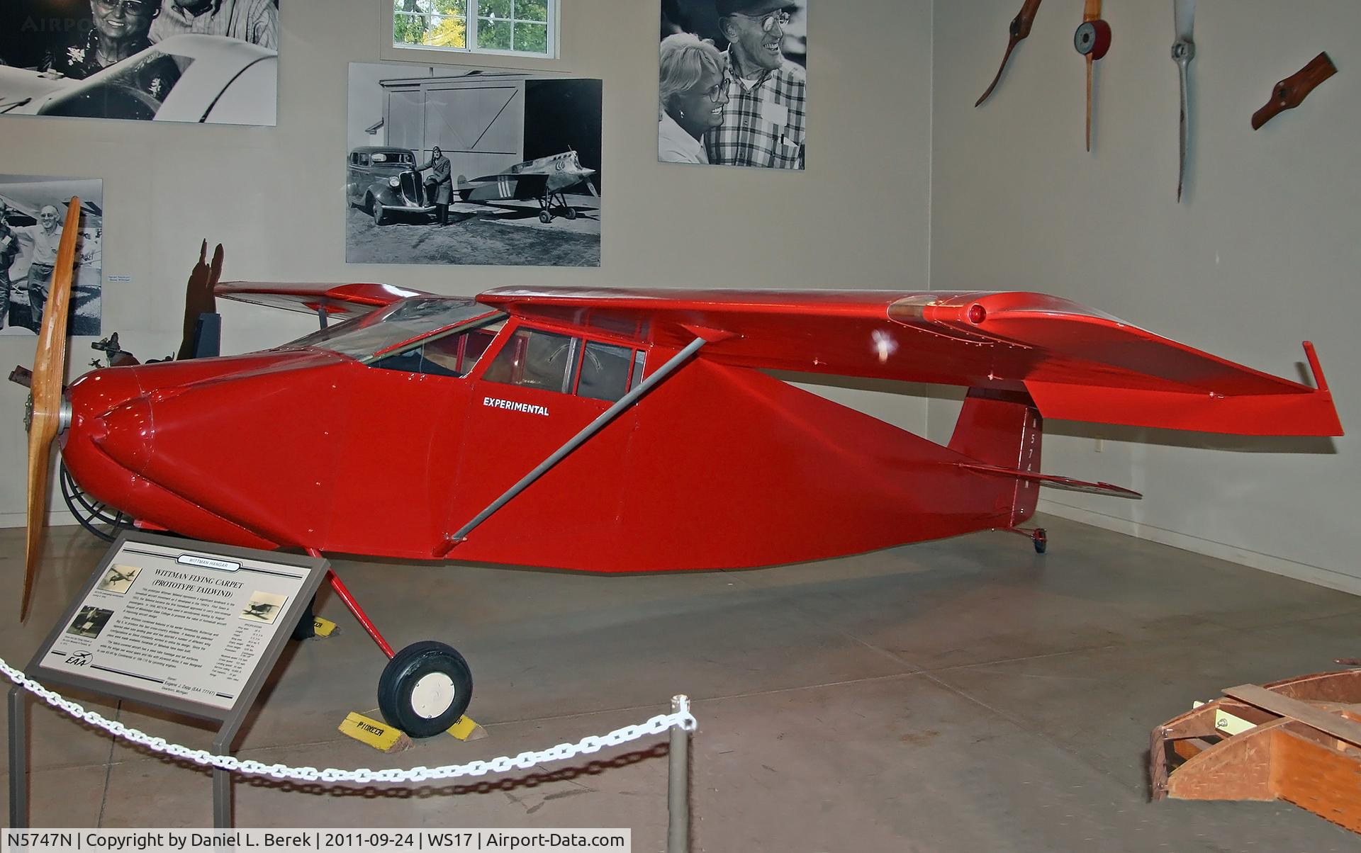 N5747N, 1953 Wittman W-8C C/N 8, Nicknamed 