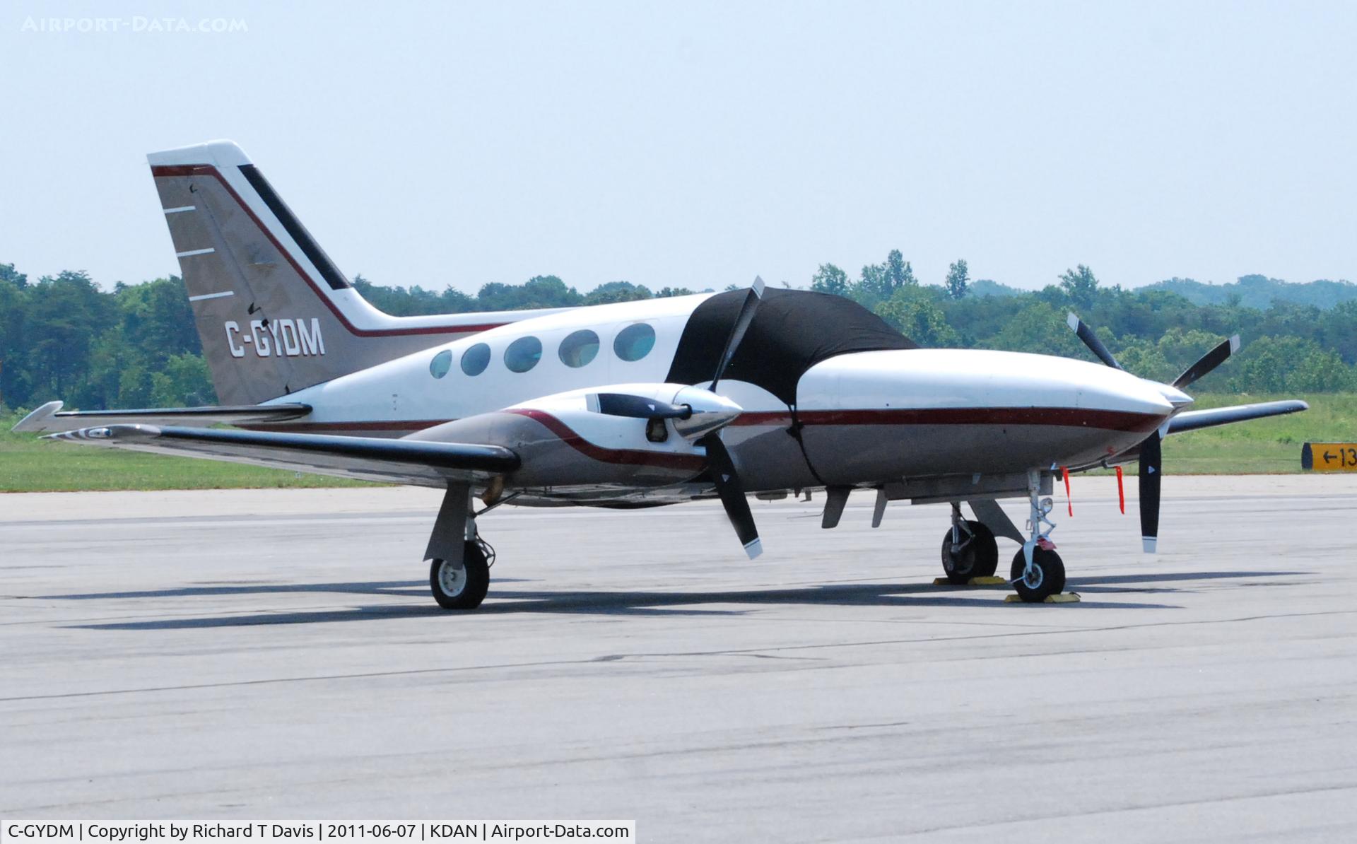 C-GYDM, 1977 Cessna 421C Golden Eagle C/N 421C-0288, 1977 Cessna 421 Golden Eagle in Danville Va.