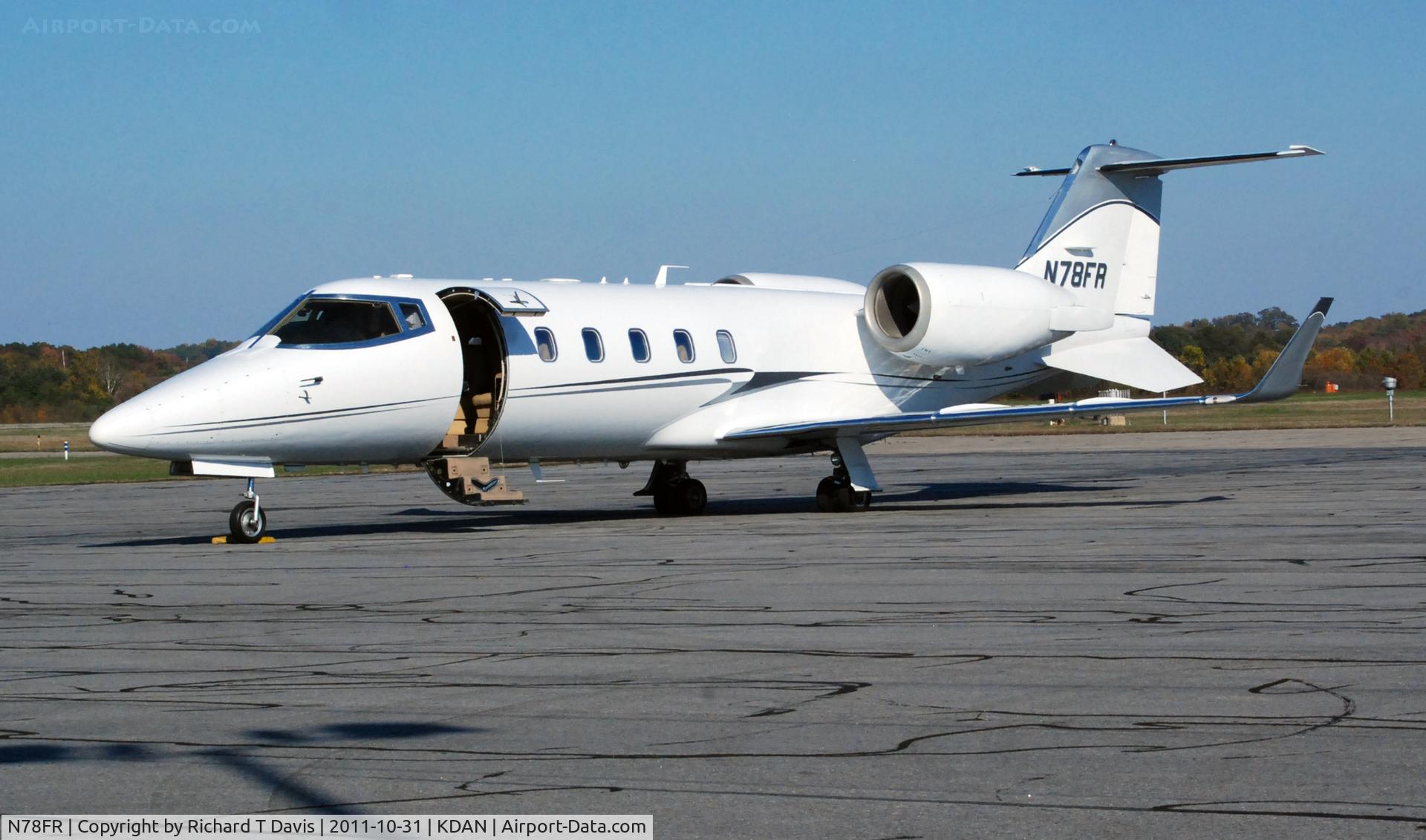 N78FR, 1997 Learjet Inc 60 C/N 109, 1997 Lear 60 in Danville Va.