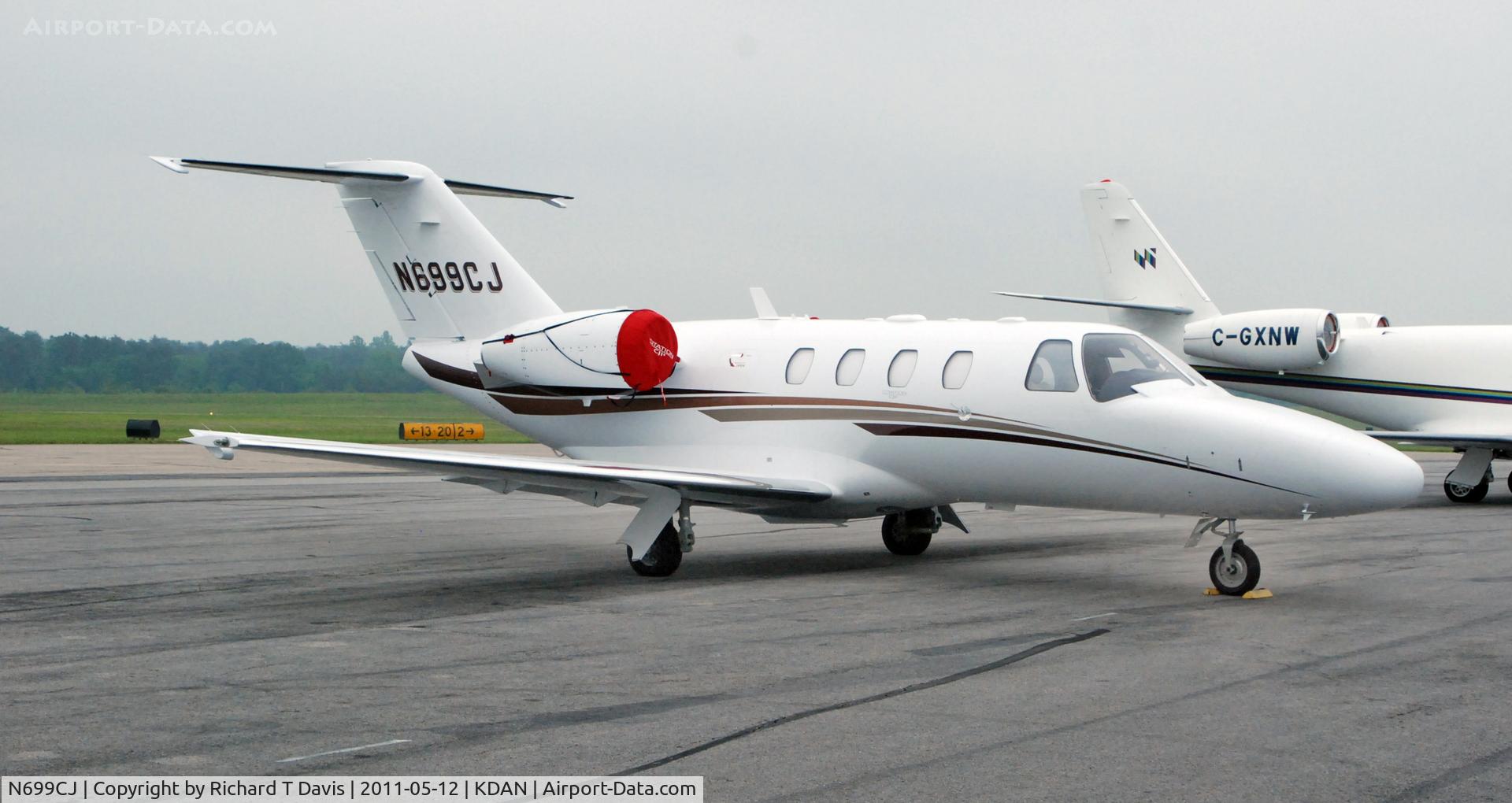 N699CJ, Cessna 525 C/N 525-0699, Cessna 525 in Danville Va.
