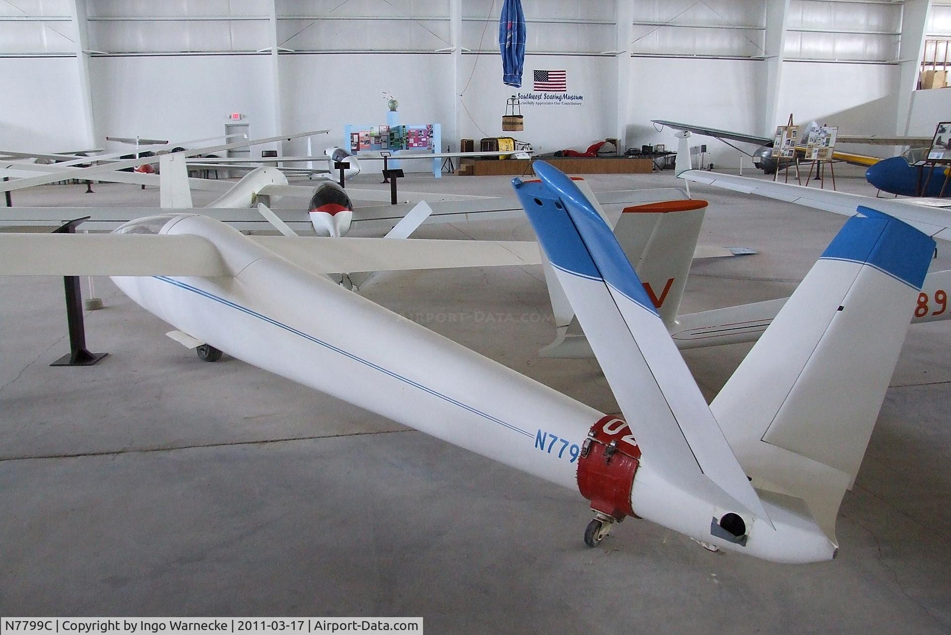 N7799C, 1961 Oldershaw Jana Linn JANA LINN 0-2 C/N 1, Oldershaw Jana Linn O-2 at the Southwest Soaring Museum, Moriarty, NM