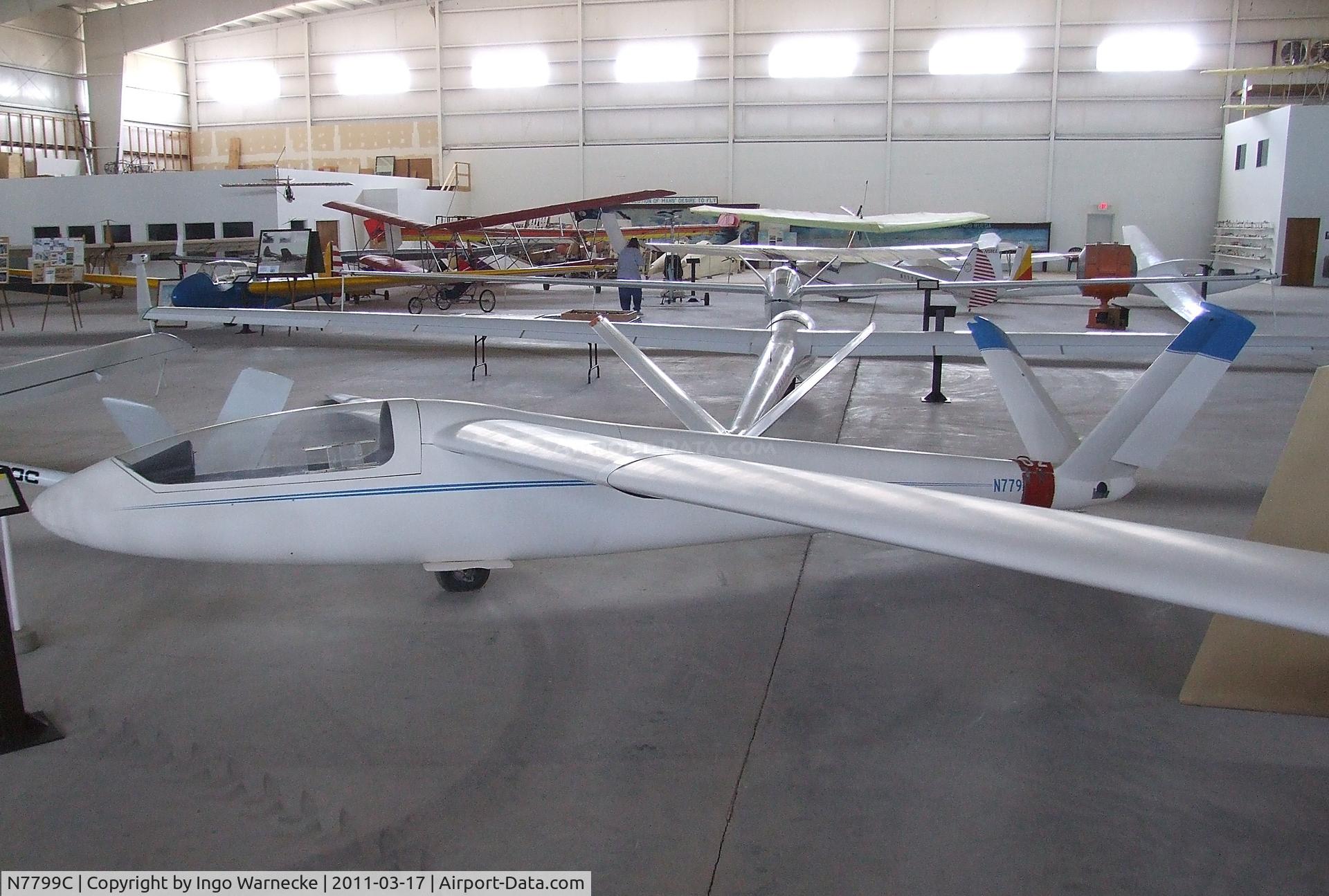 N7799C, 1961 Oldershaw Jana Linn JANA LINN 0-2 C/N 1, Oldershaw Jana Linn O-2 at the Southwest Soaring Museum, Moriarty, NM