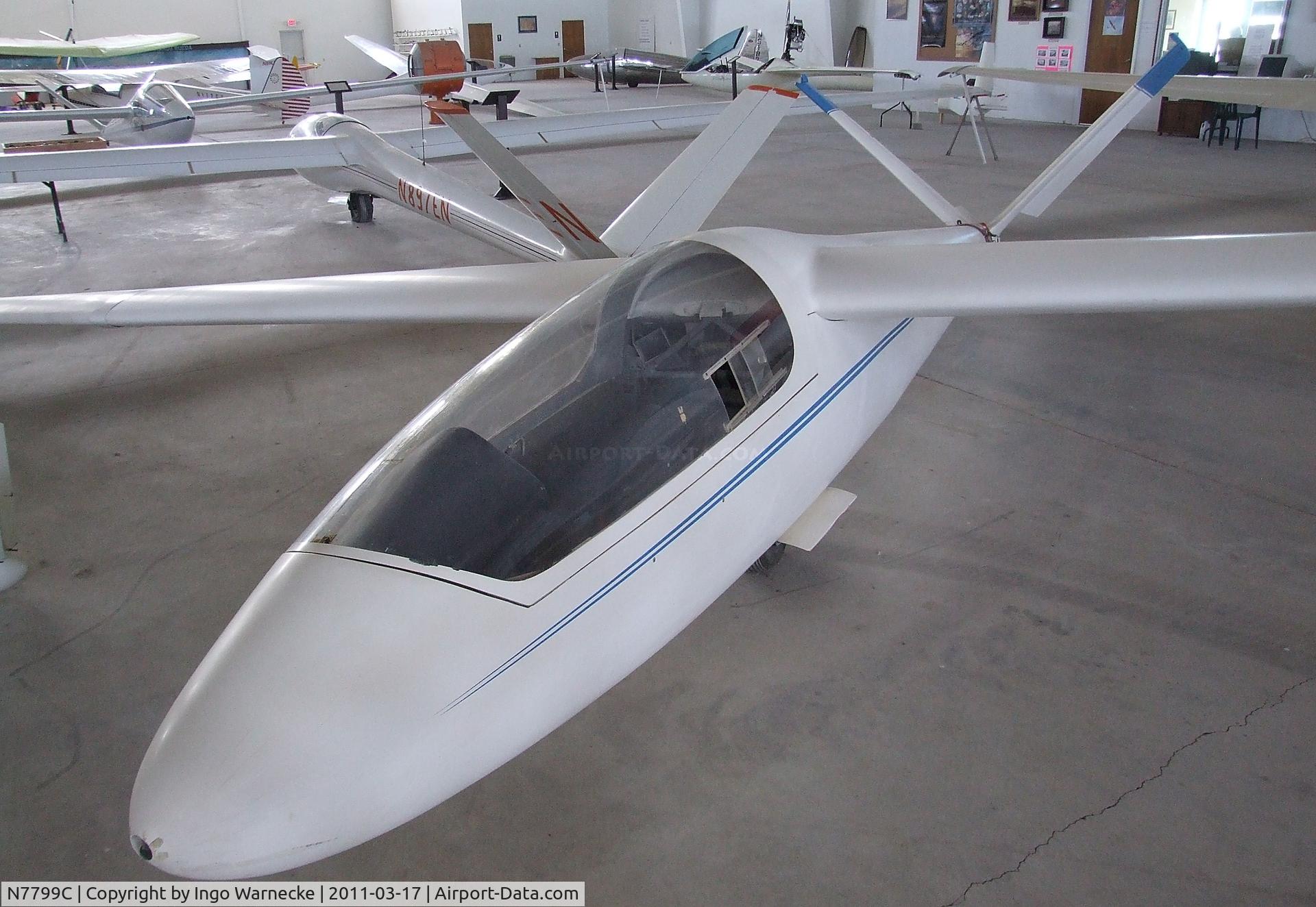 N7799C, 1961 Oldershaw Jana Linn JANA LINN 0-2 C/N 1, Oldershaw Jana Linn O-2 at the Southwest Soaring Museum, Moriarty, NM