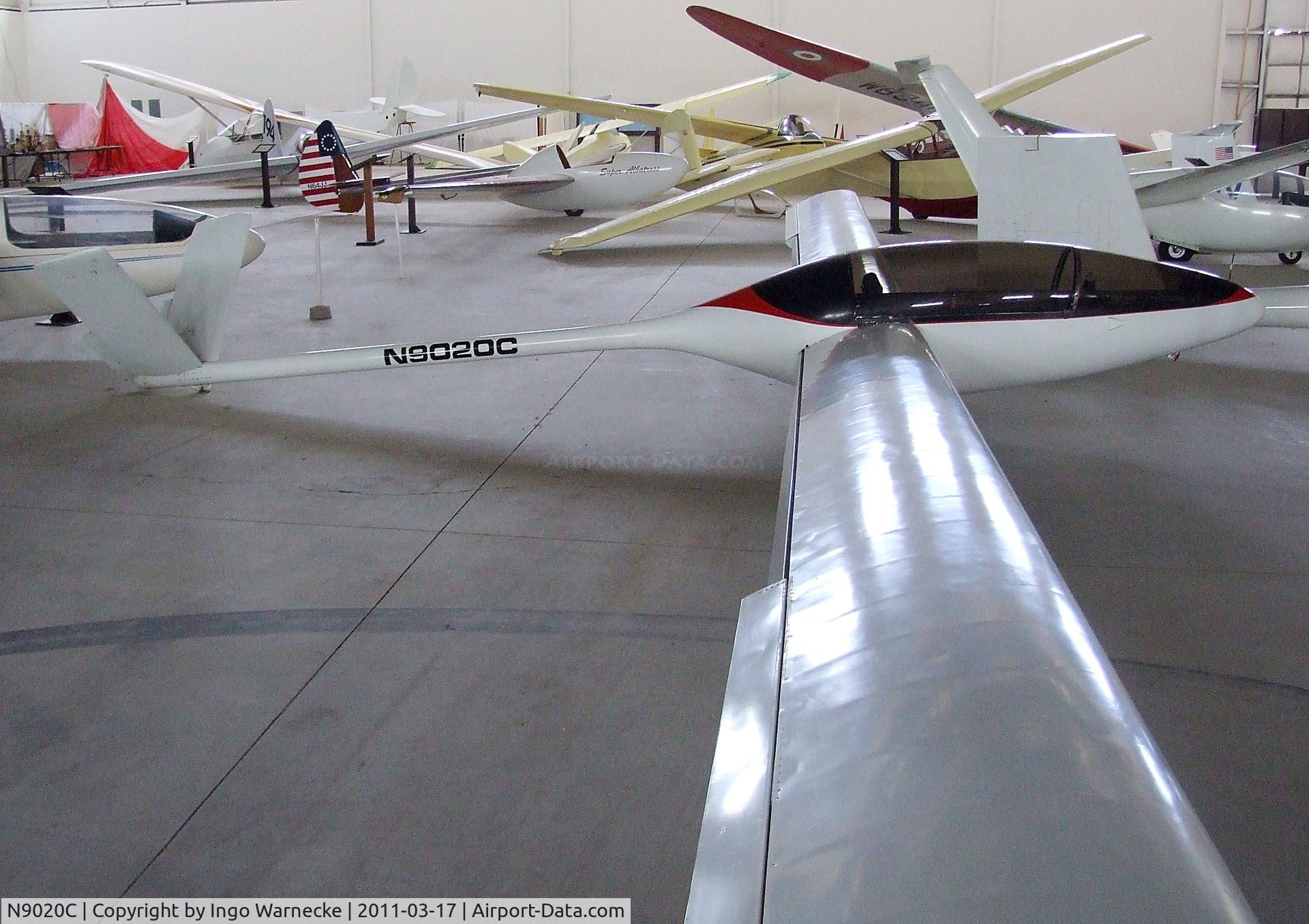 N9020C, 1981 Monnett Monerai S C/N 219, Monnett (F.G. Taylor) Monerai-S at the Southwest Soaring Museum, Moriarty, NM
