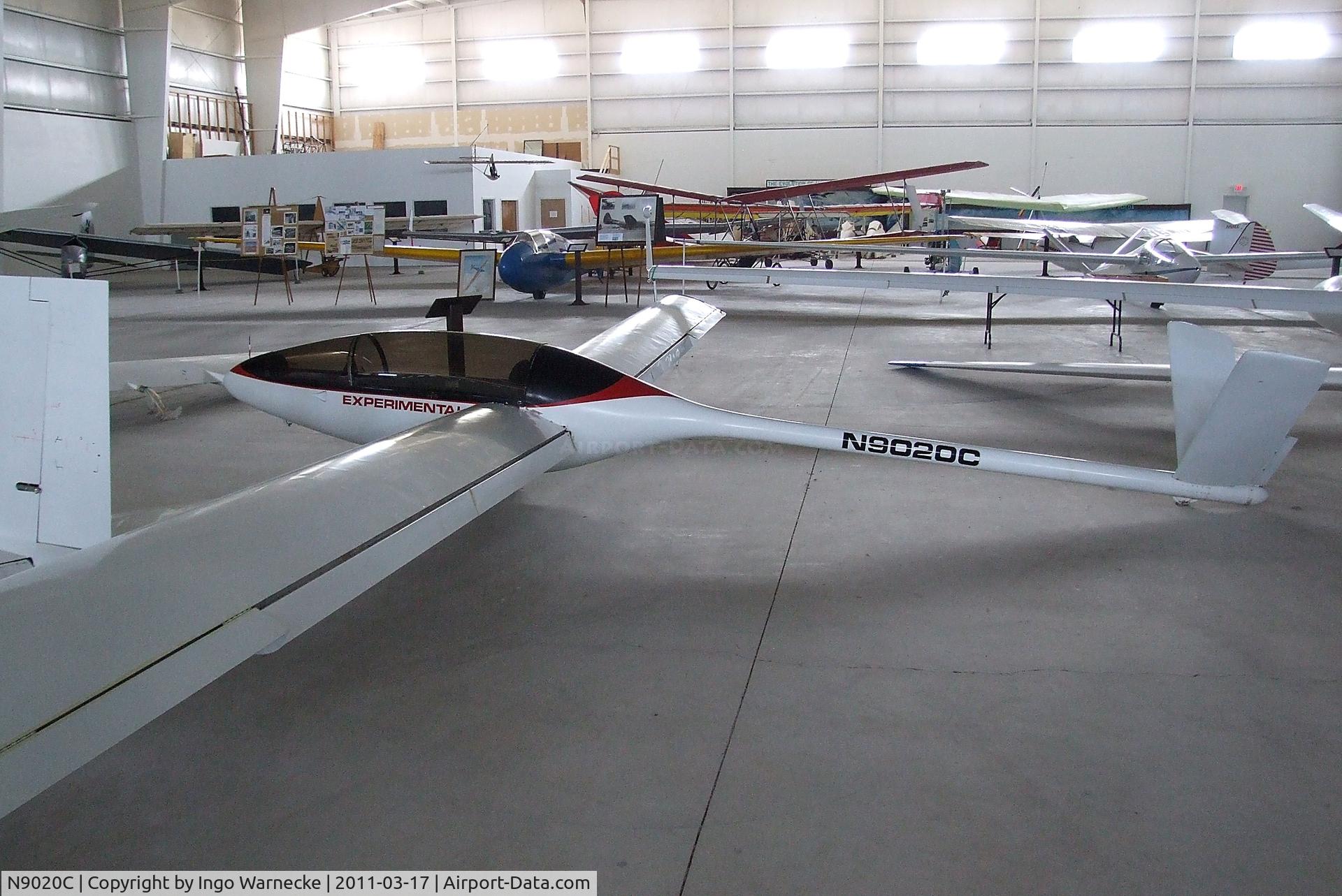 N9020C, 1981 Monnett Monerai S C/N 219, Monnett (F.G. Taylor) Monerai-S at the Southwest Soaring Museum, Moriarty, NM