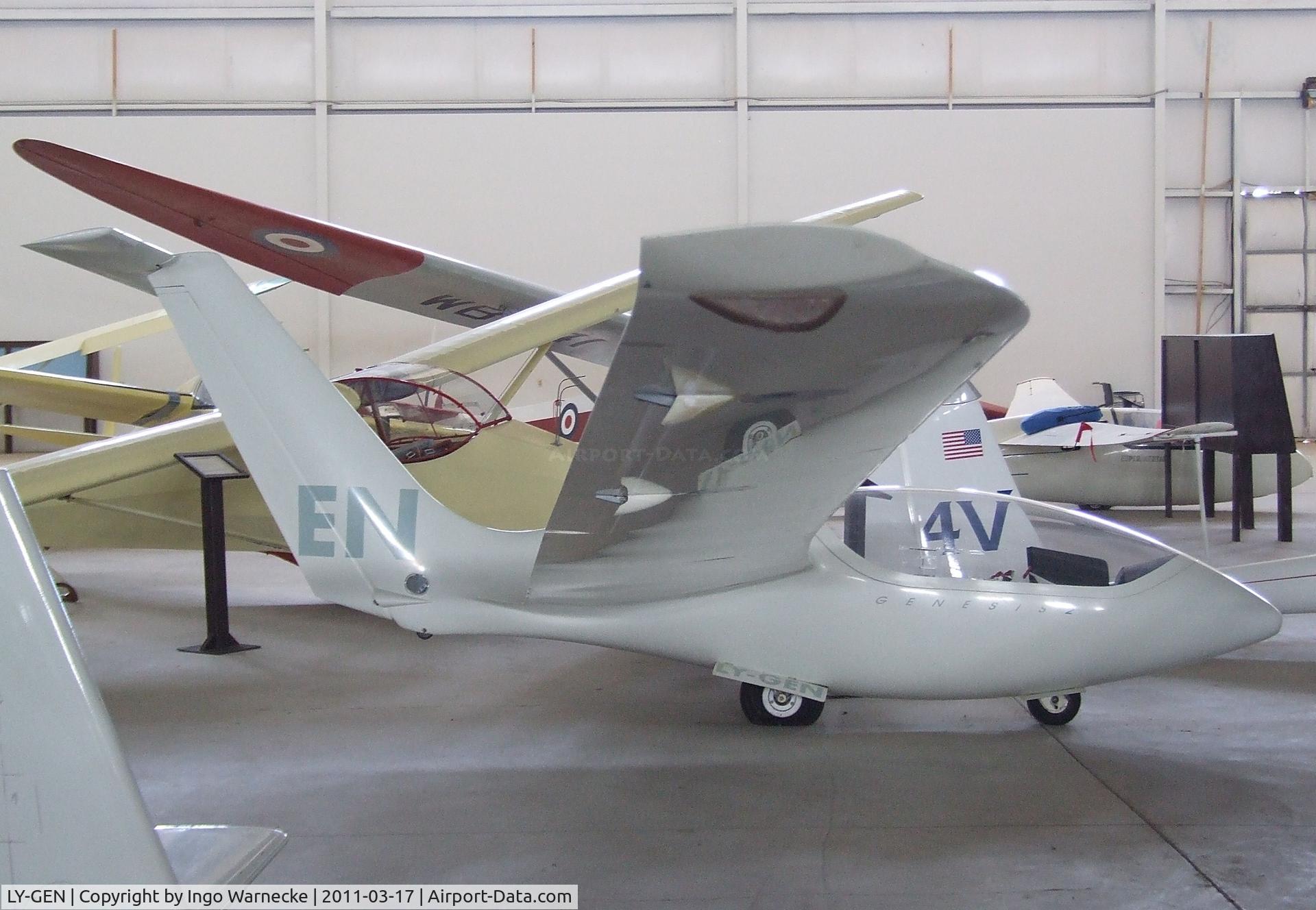 LY-GEN, Sportine Aviacija Genesis 2 C/N 001, Sportine Aviacija Genesis 2 at the Southwest Soaring Museum, Moriarty, NM