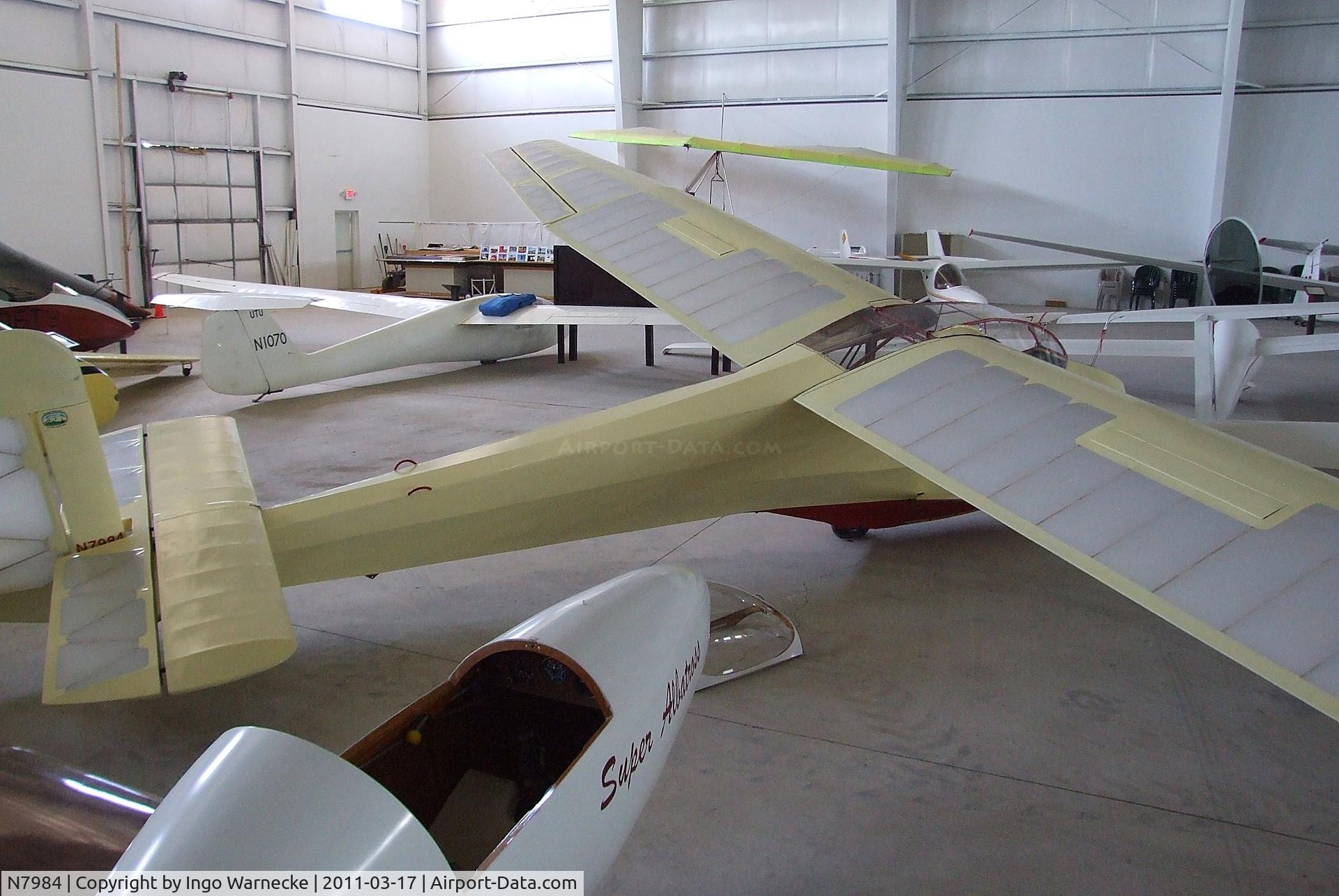 N7984, 1960 Schleicher Ka-4 Rhonlerche II C/N 93/58, Schleicher Ka 4 Rhönlerche II at the Southwest Soaring Museum, Moriarty, NM