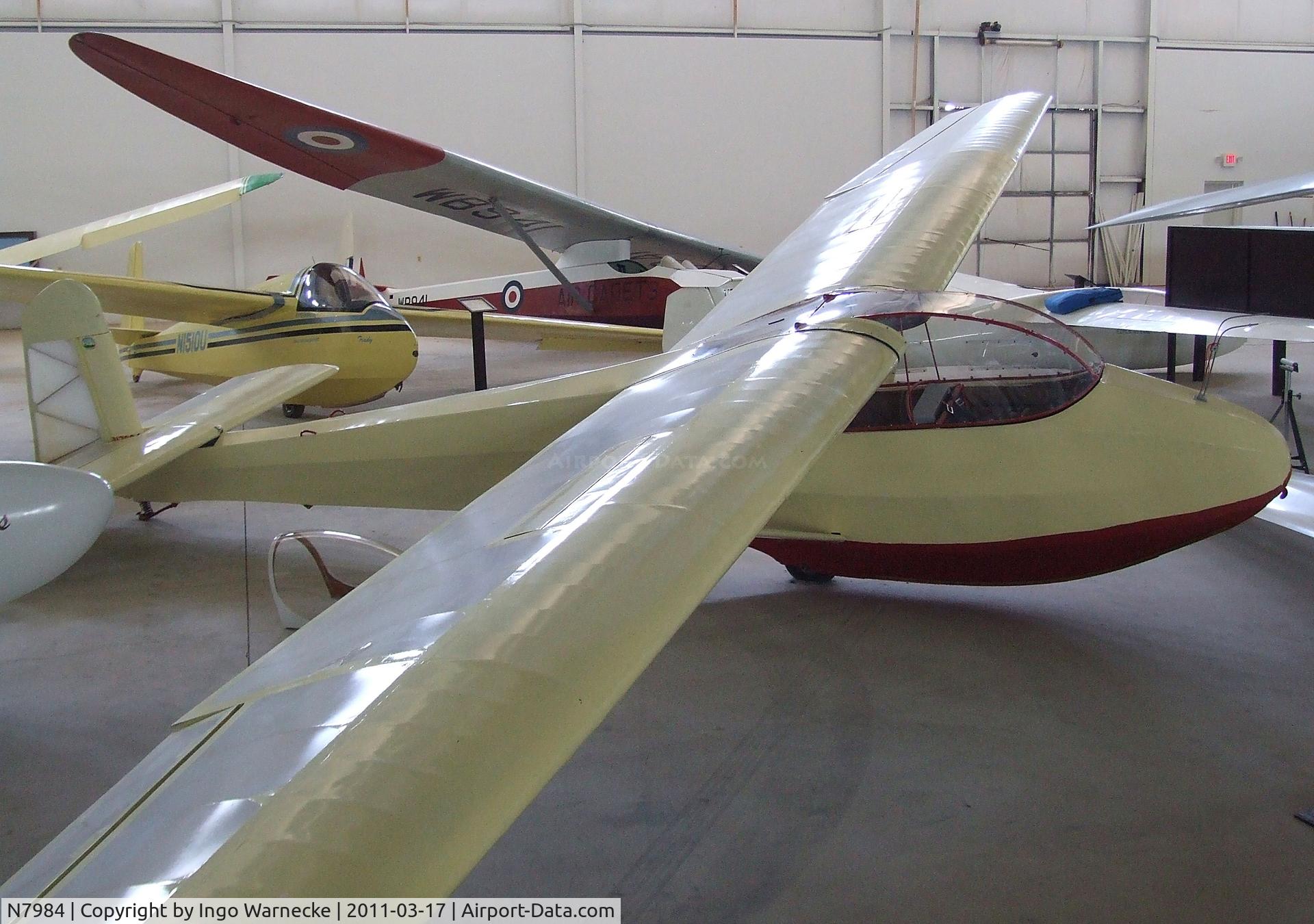 N7984, 1960 Schleicher Ka-4 Rhonlerche II C/N 93/58, Schleicher Ka 4 Rhönlerche II at the Southwest Soaring Museum, Moriarty, NM