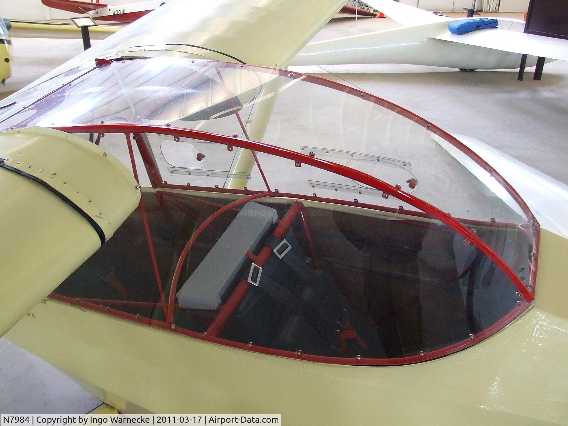 N7984, 1960 Schleicher Ka-4 Rhonlerche II C/N 93/58, Schleicher Ka 4 Rhönlerche II at the Southwest Soaring Museum, Moriarty, NM  #c