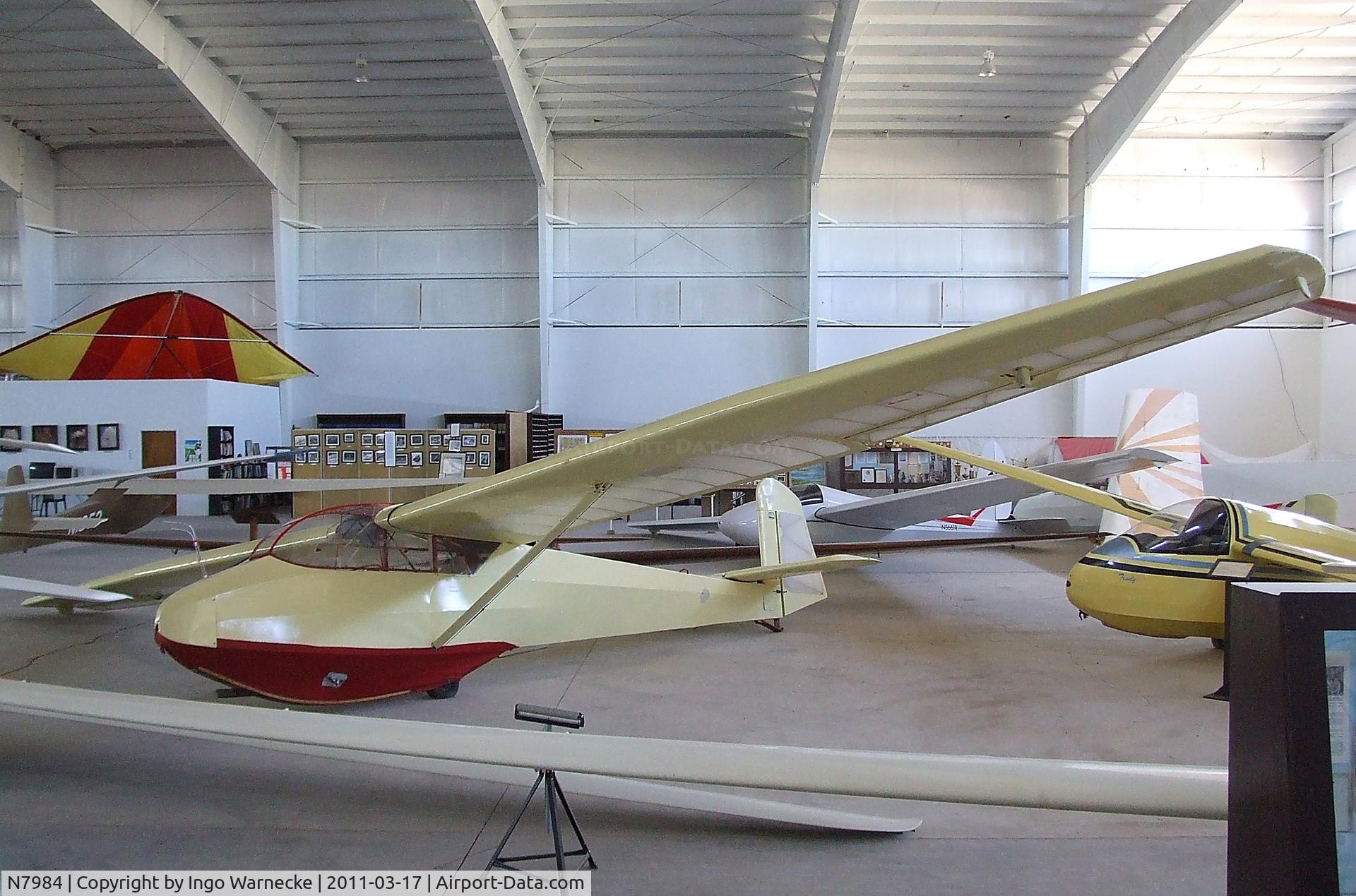 N7984, 1960 Schleicher Ka-4 Rhonlerche II C/N 93/58, Schleicher Ka 4 Rhönlerche II at the Southwest Soaring Museum, Moriarty, NM