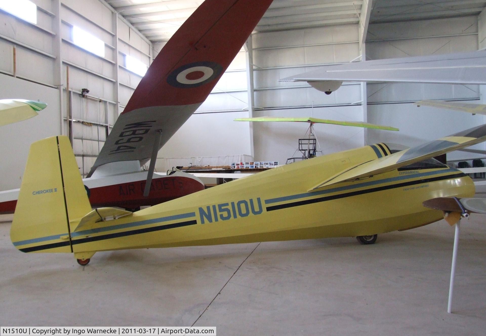 N1510U, 1966 Hall Cherokee II C/N 1001, Swaney Hall Cherokee II at the Southwest Soaring Museum, Moriarty, NM