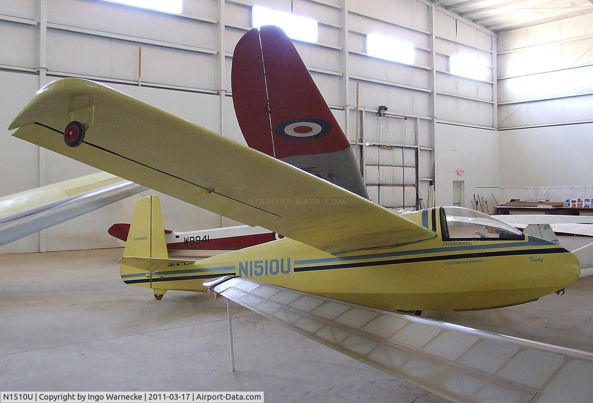 N1510U, 1966 Hall Cherokee II C/N 1001, Swaney Hall Cherokee II at the Southwest Soaring Museum, Moriarty, NM