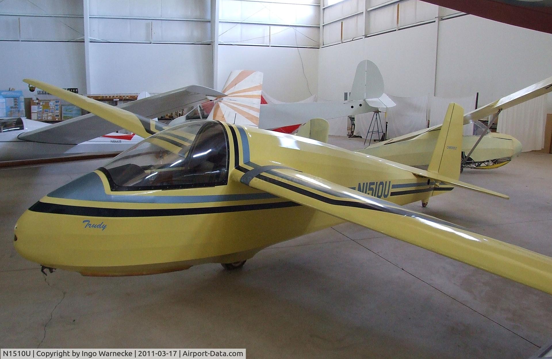 N1510U, 1966 Hall Cherokee II C/N 1001, Swaney Hall Cherokee II at the Southwest Soaring Museum, Moriarty, NM