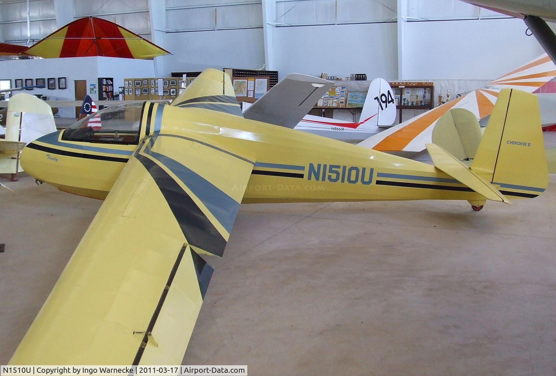 N1510U, 1966 Hall Cherokee II C/N 1001, Swaney Hall Cherokee II at the Southwest Soaring Museum, Moriarty, NM