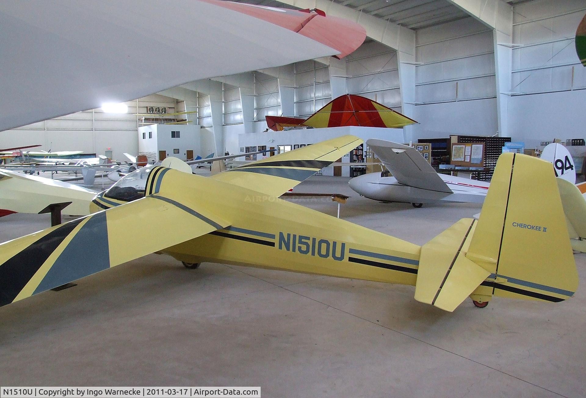 N1510U, 1966 Hall Cherokee II C/N 1001, Swaney Hall Cherokee II at the Southwest Soaring Museum, Moriarty, NM